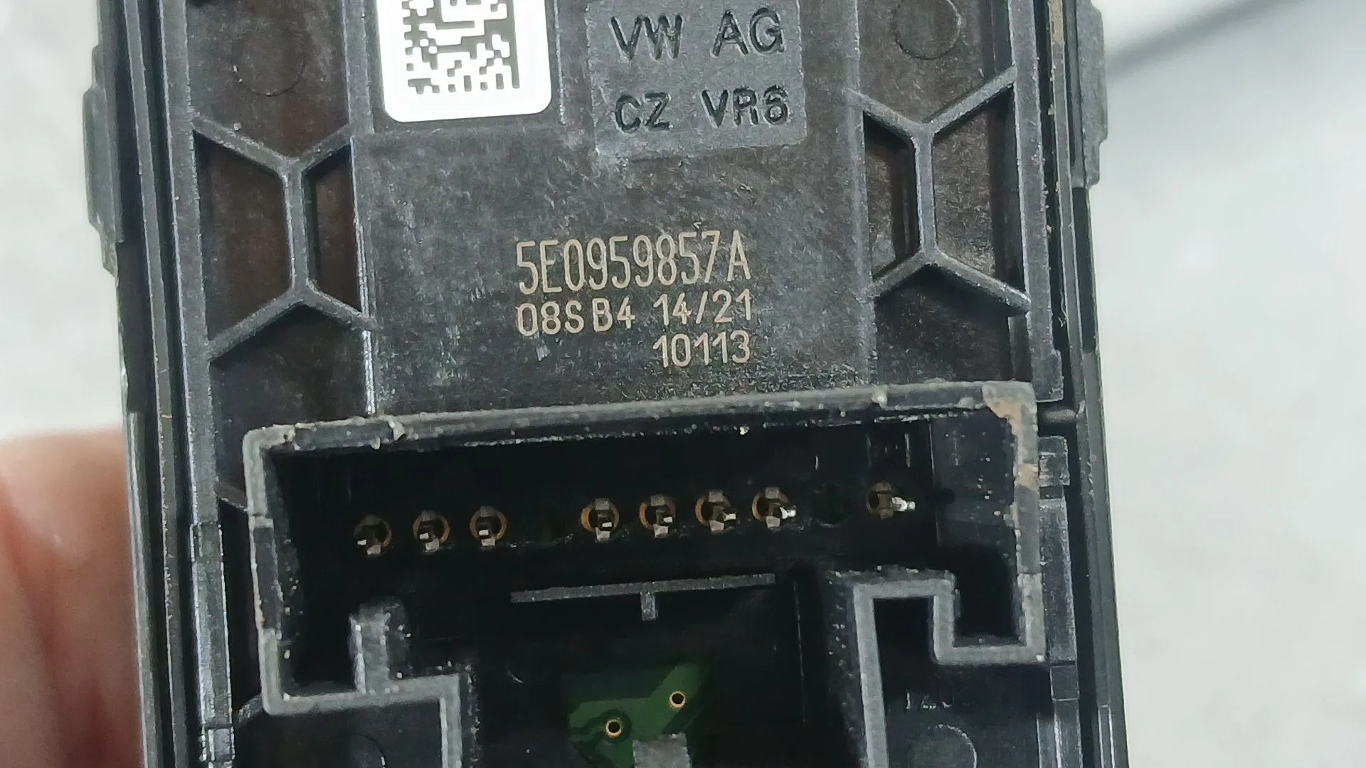 Mando Elevalunas Delantero Izquierdo para Skoda Fabia Iii (Nj3)