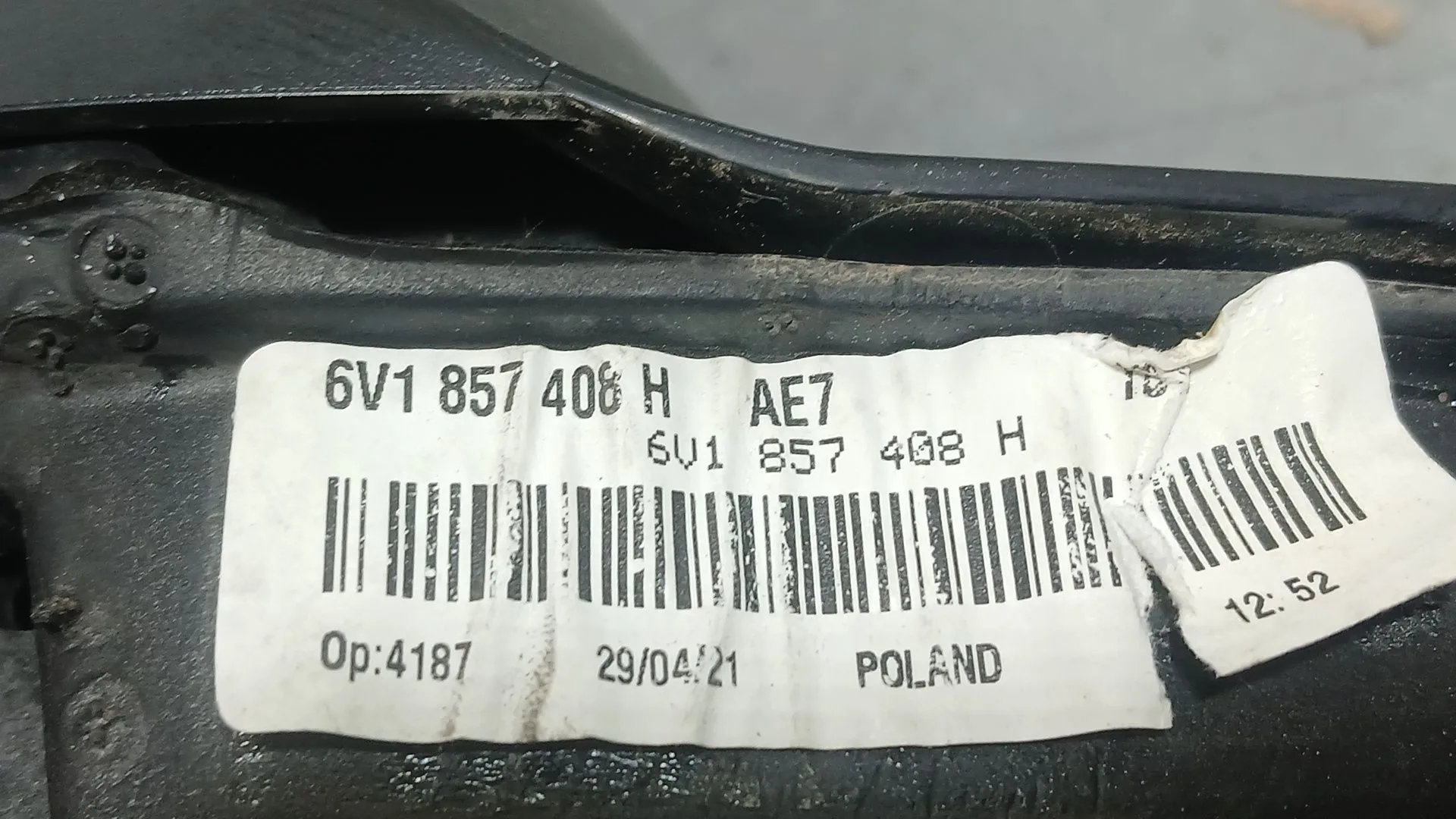 Retrovisor Derecho para Skoda Fabia Iii (Nj3)