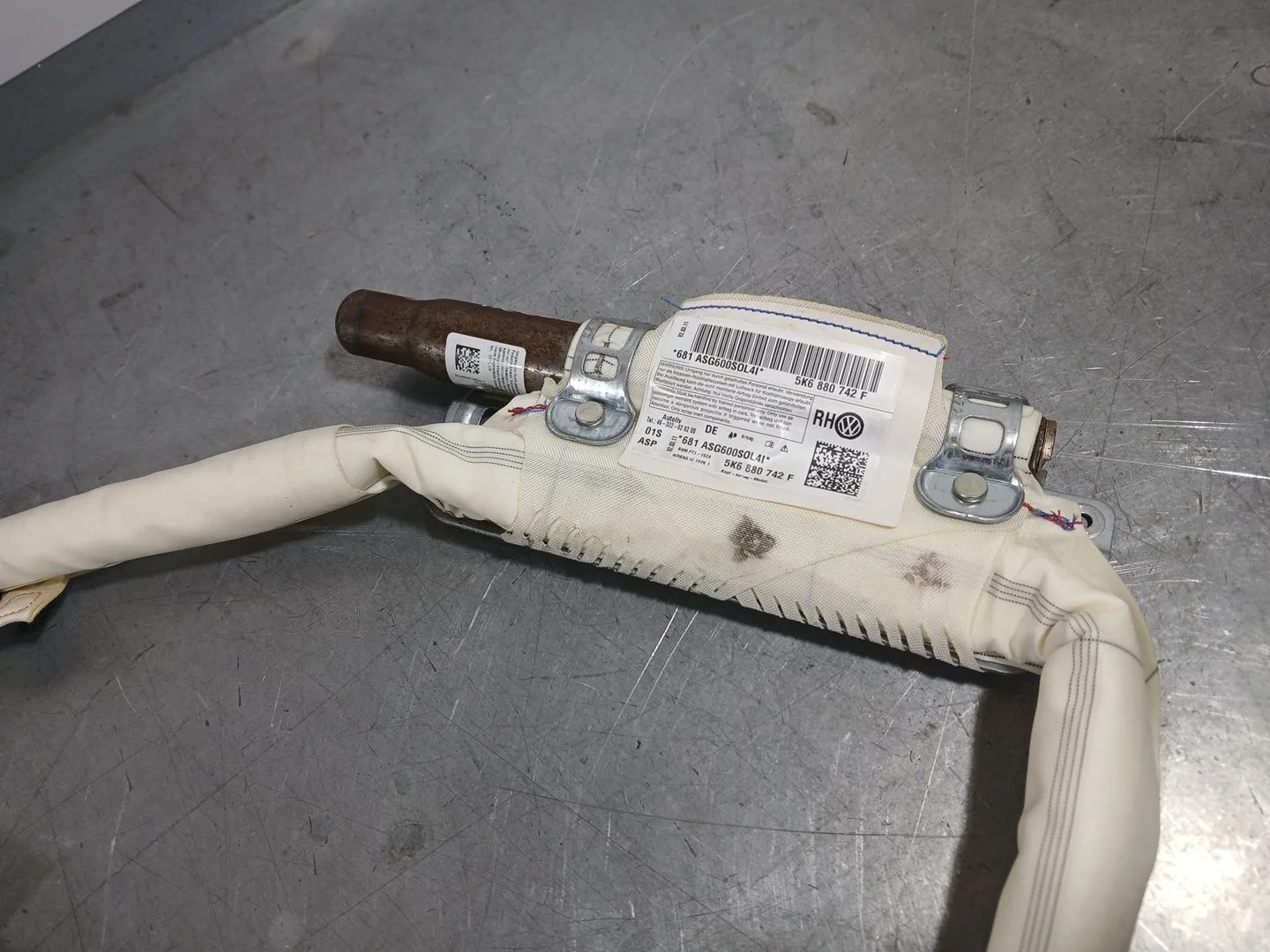 Airbag Cortina Delantero Derecho para Volkswagen Golf Plus V (5M1, 521)