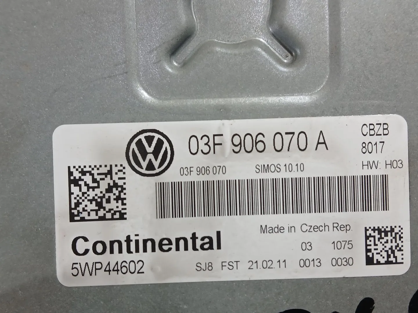 Centralita Motor Uce para Volkswagen Golf Plus V (5M1, 521)