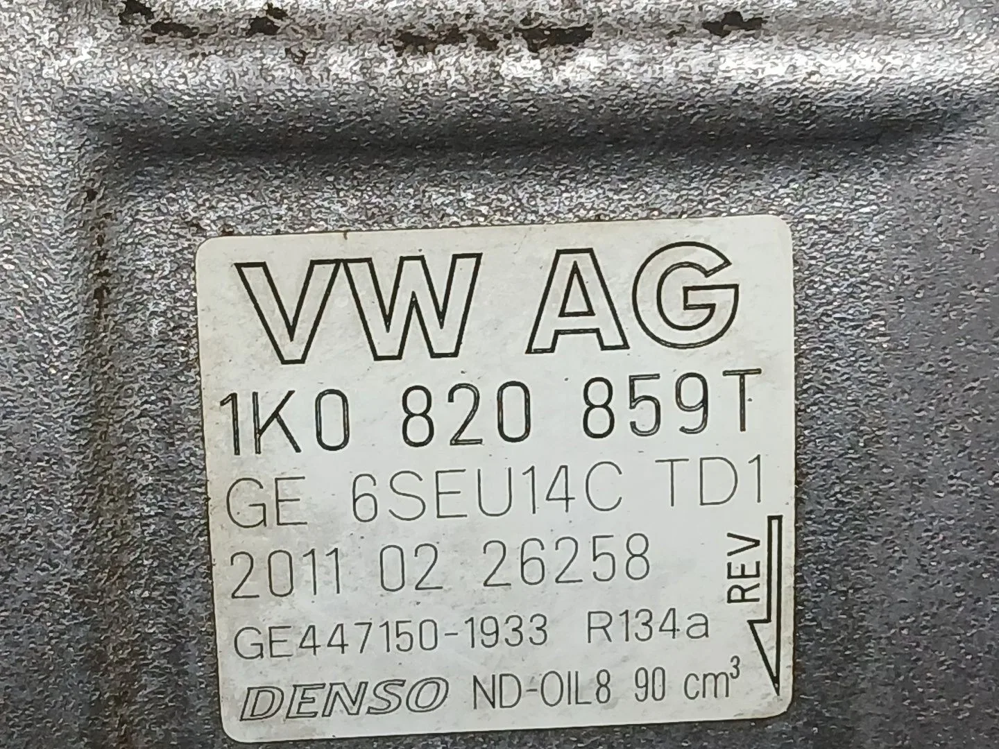 Compresor Aire Acondicionado para Volkswagen Golf Plus V (5M1, 521)