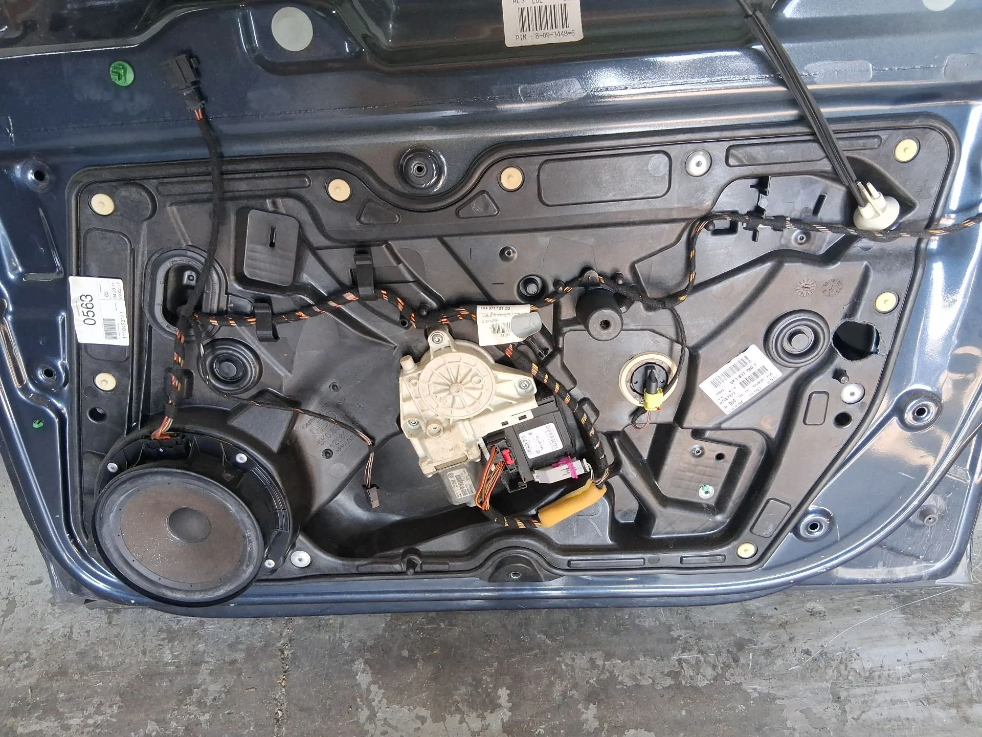 Elevalunas Delantero Derecho para Volkswagen Golf Plus V (5M1, 521)