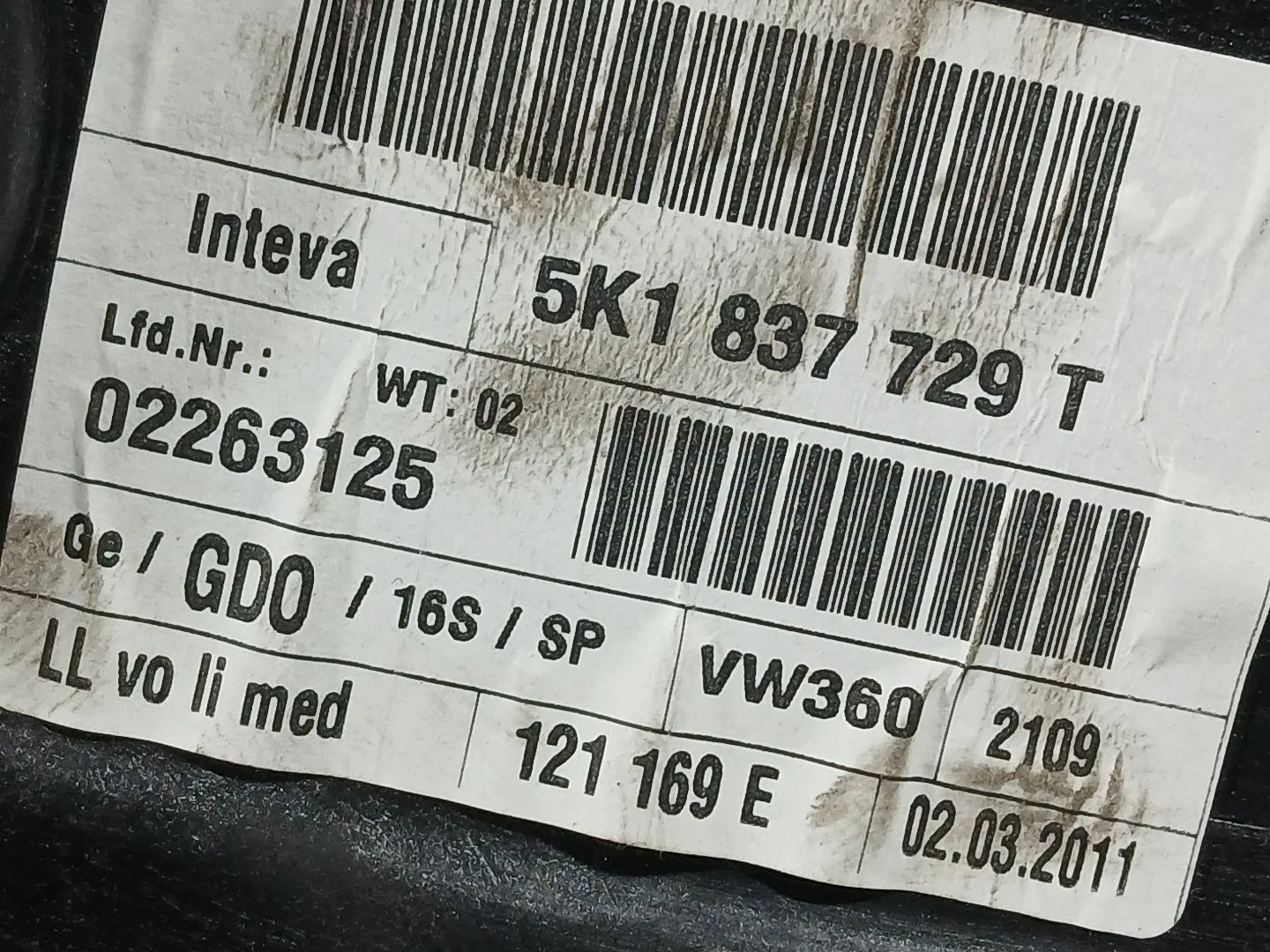 Elevalunas Delantero Izquierdo para Volkswagen Golf Plus V (5M1, 521)