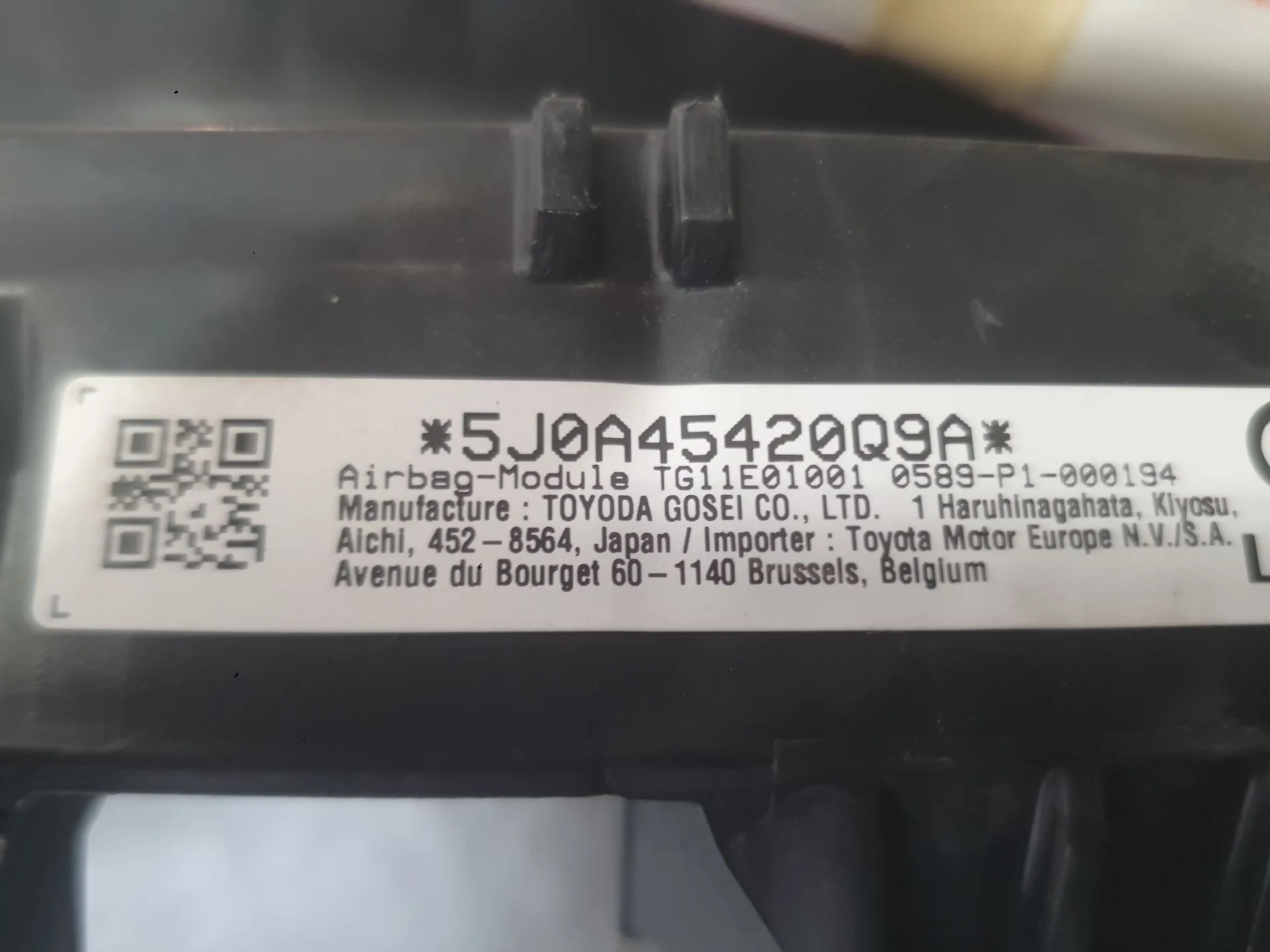 Airbag Cortina Delantero Izquierdo para Toyota Corolla Sedan (_E21_)