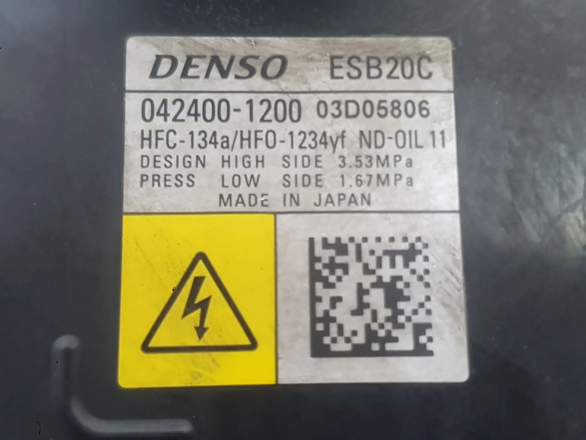 Compresor Aire Acondicionado para Toyota Corolla Sedan (_E21_)