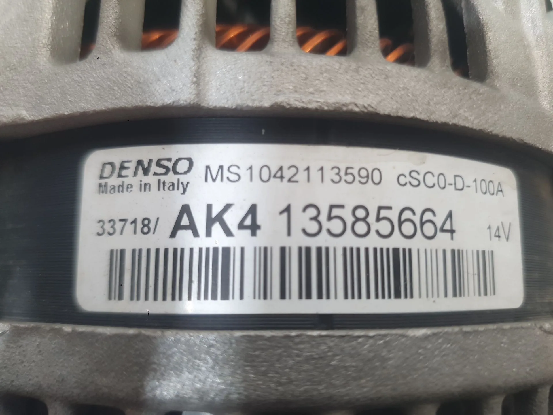 Alternador para Opel Corsa E (X15)