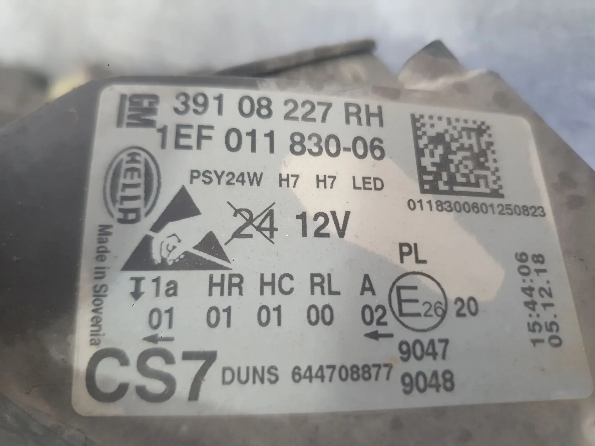 Faro Derecho para Opel Corsa E (X15)