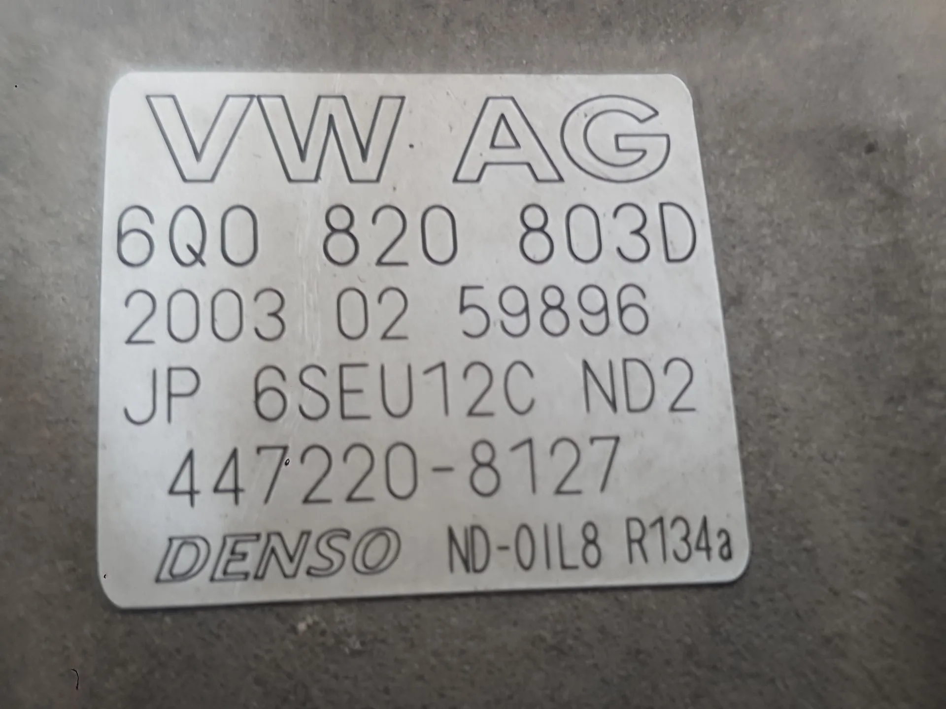 Compresor Aire Acondicionado para Seat Ibiza Iii (6L1)