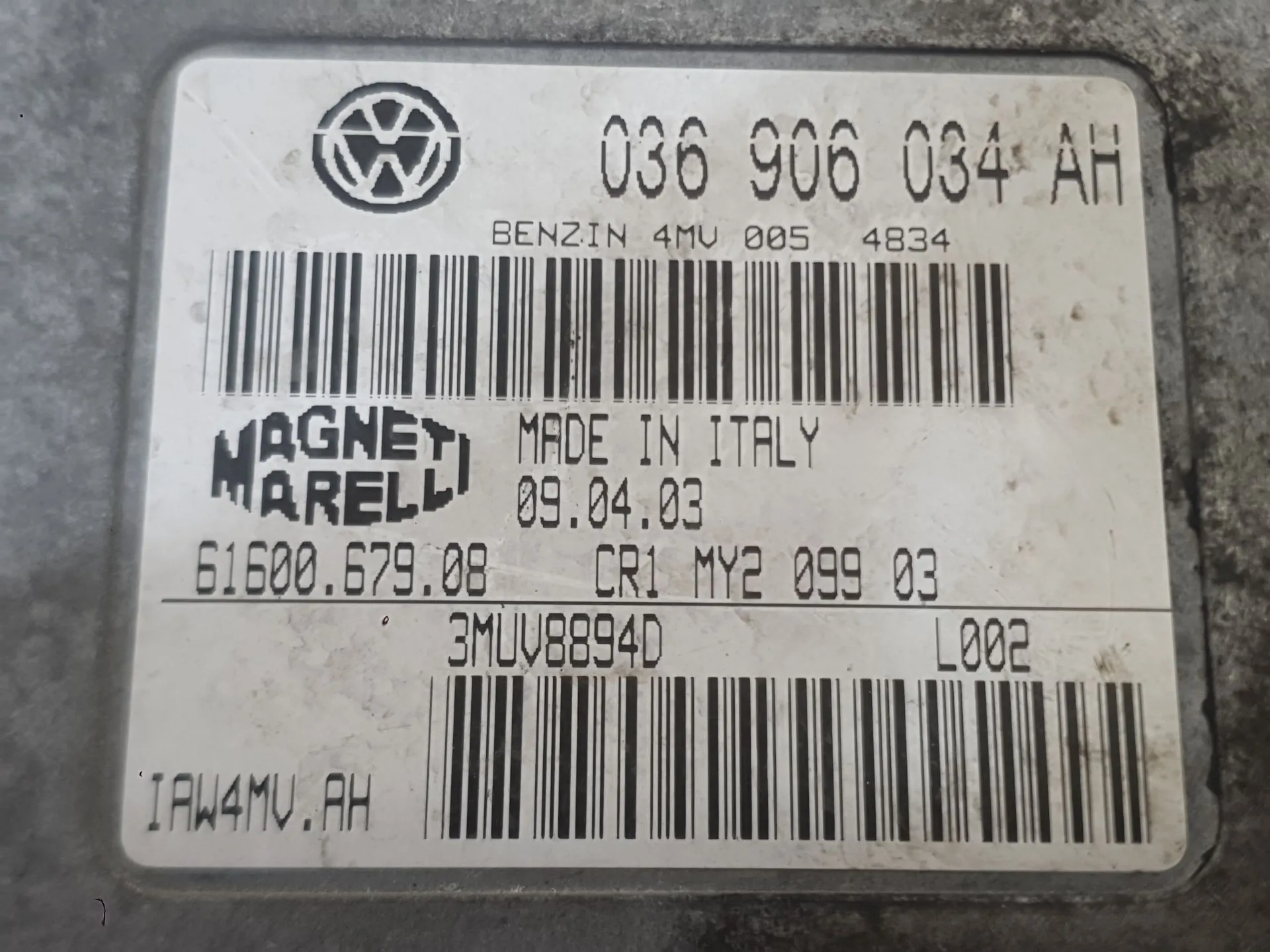 Centralita Motor Uce para Seat Ibiza Iii (6L1)