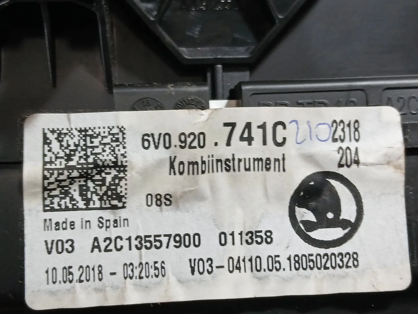 Cuadro Instrumentos para Skoda Fabia Iii (Nj3)