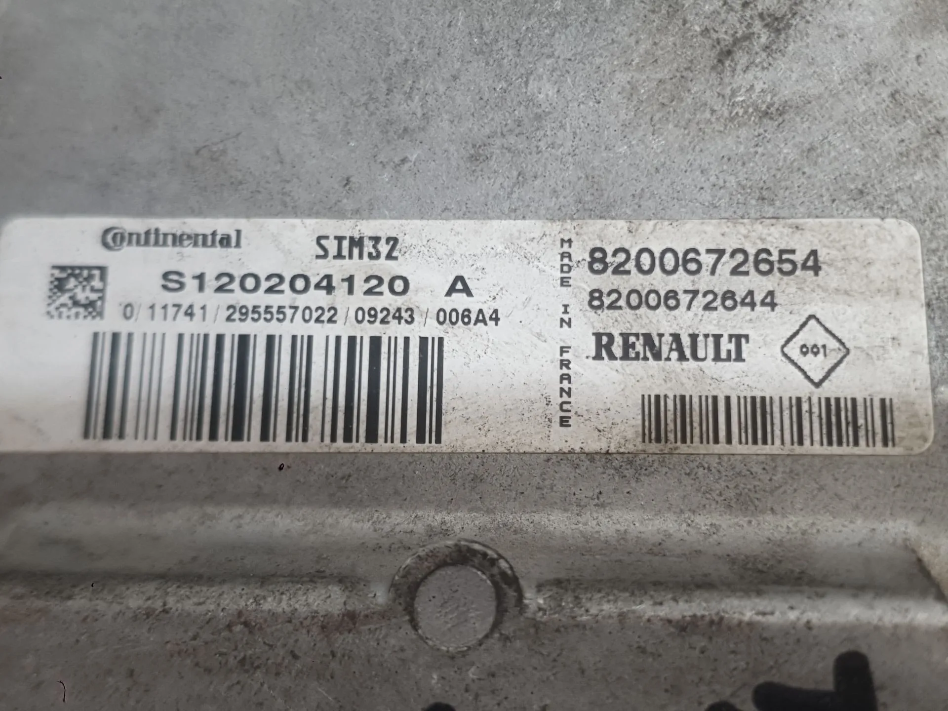 Centralita Motor Uce para Dacia Sandero (Bs_)