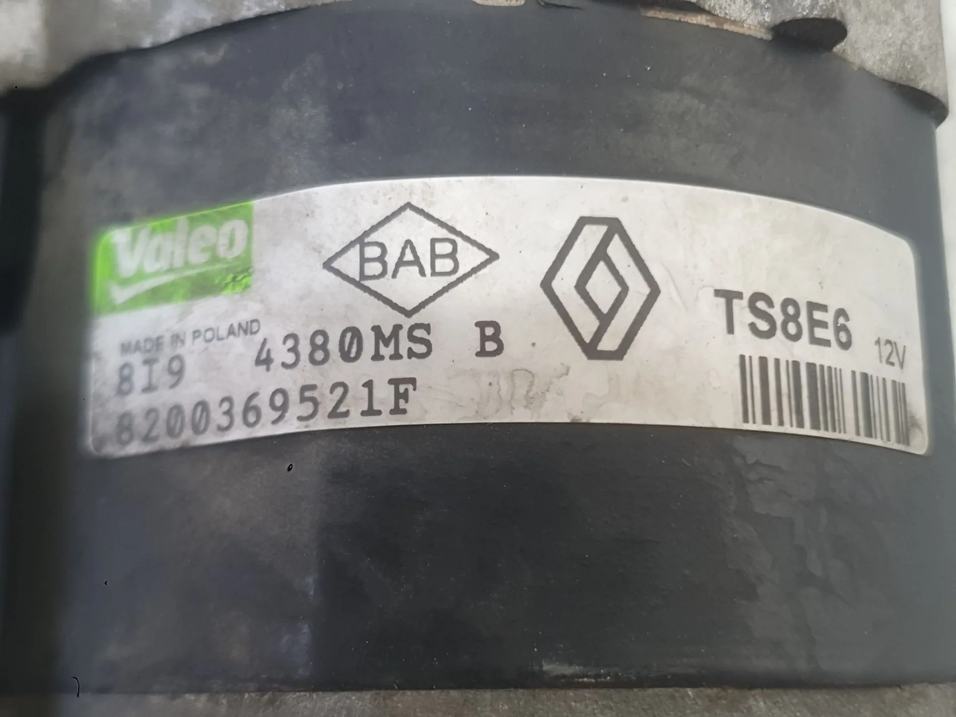 Motor Arranque para Dacia Sandero (Bs_)