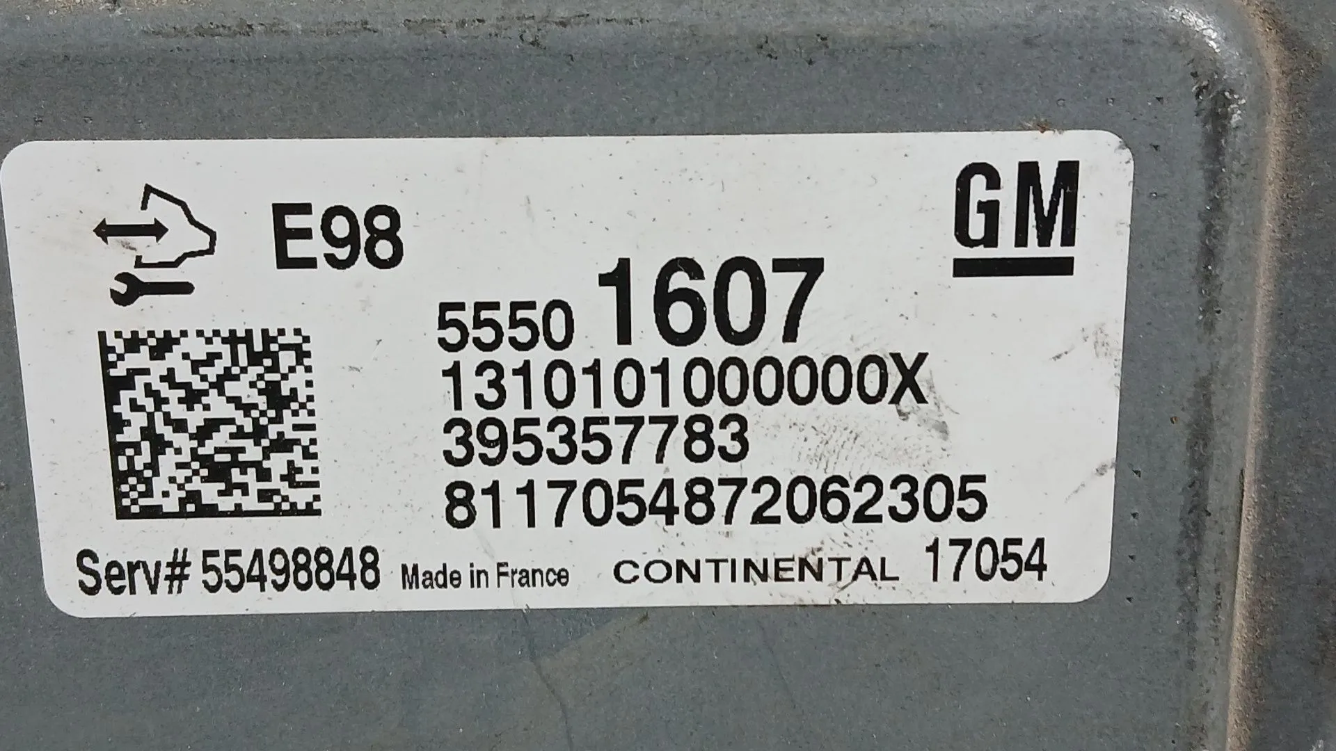 Centralita Motor Uce para Opel Astra K Sports Tourer (B16)
