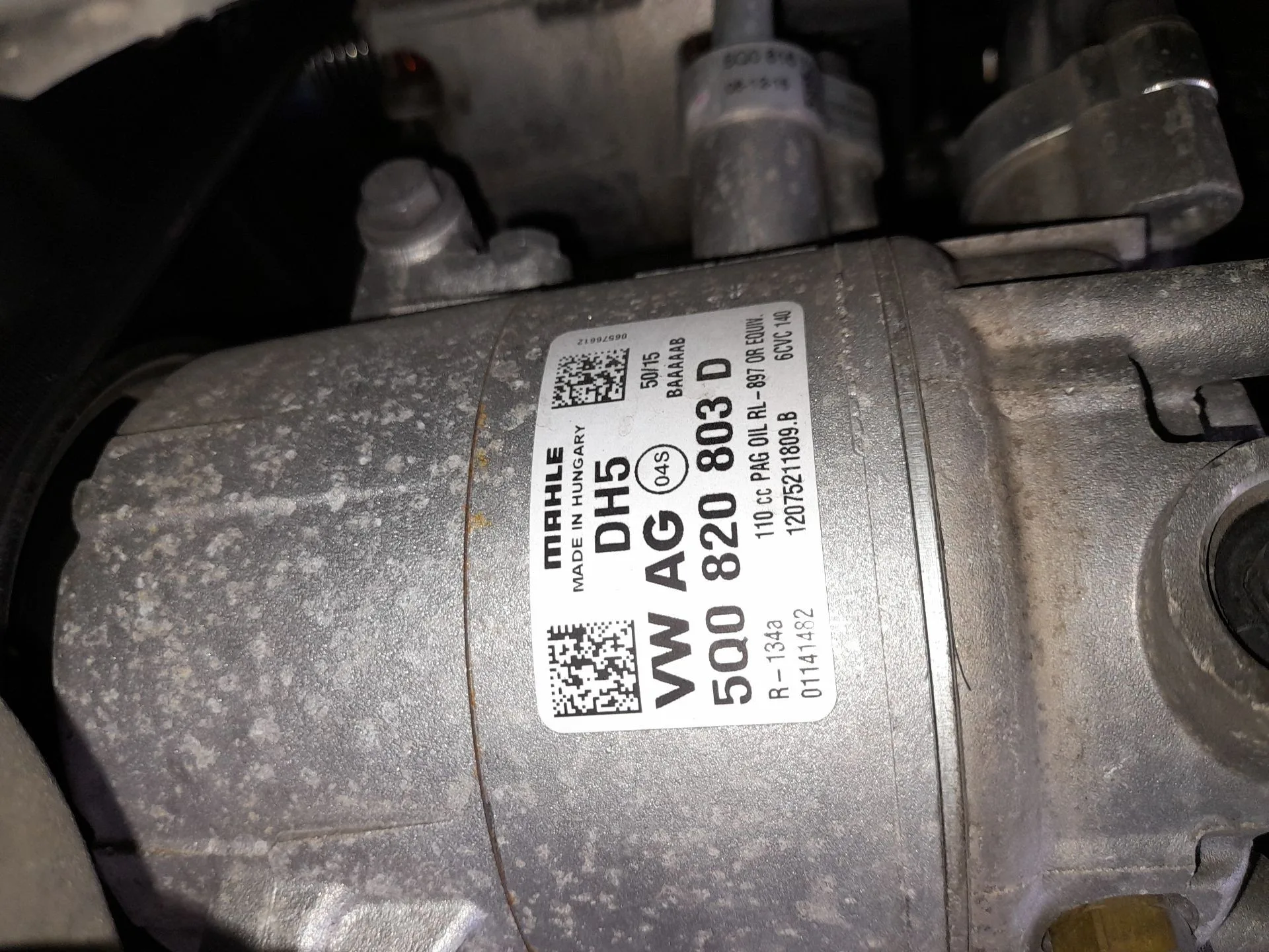 Compresor Aire Acondicionado para Volkswagen Golf Sportsvan Vii (Am1, An1)