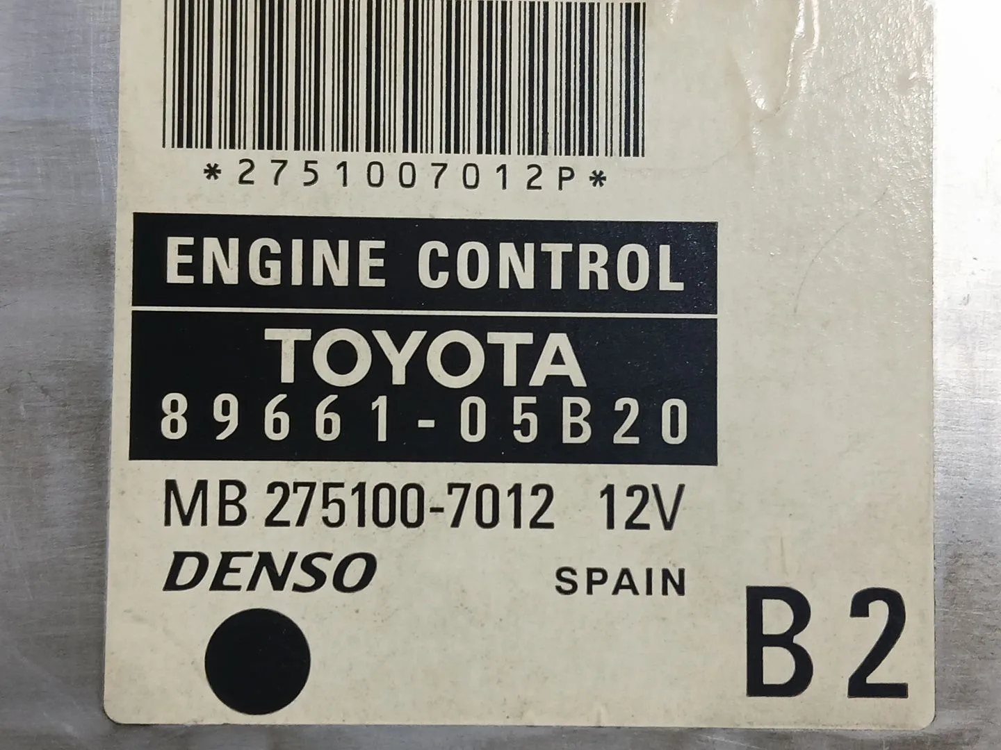 Centralita Motor Uce para Toyota Avensis Sedan (_T25_)