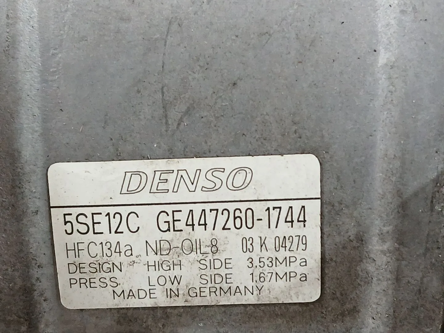 Compresor Aire Acondicionado para Toyota Avensis Sedan (_T25_)