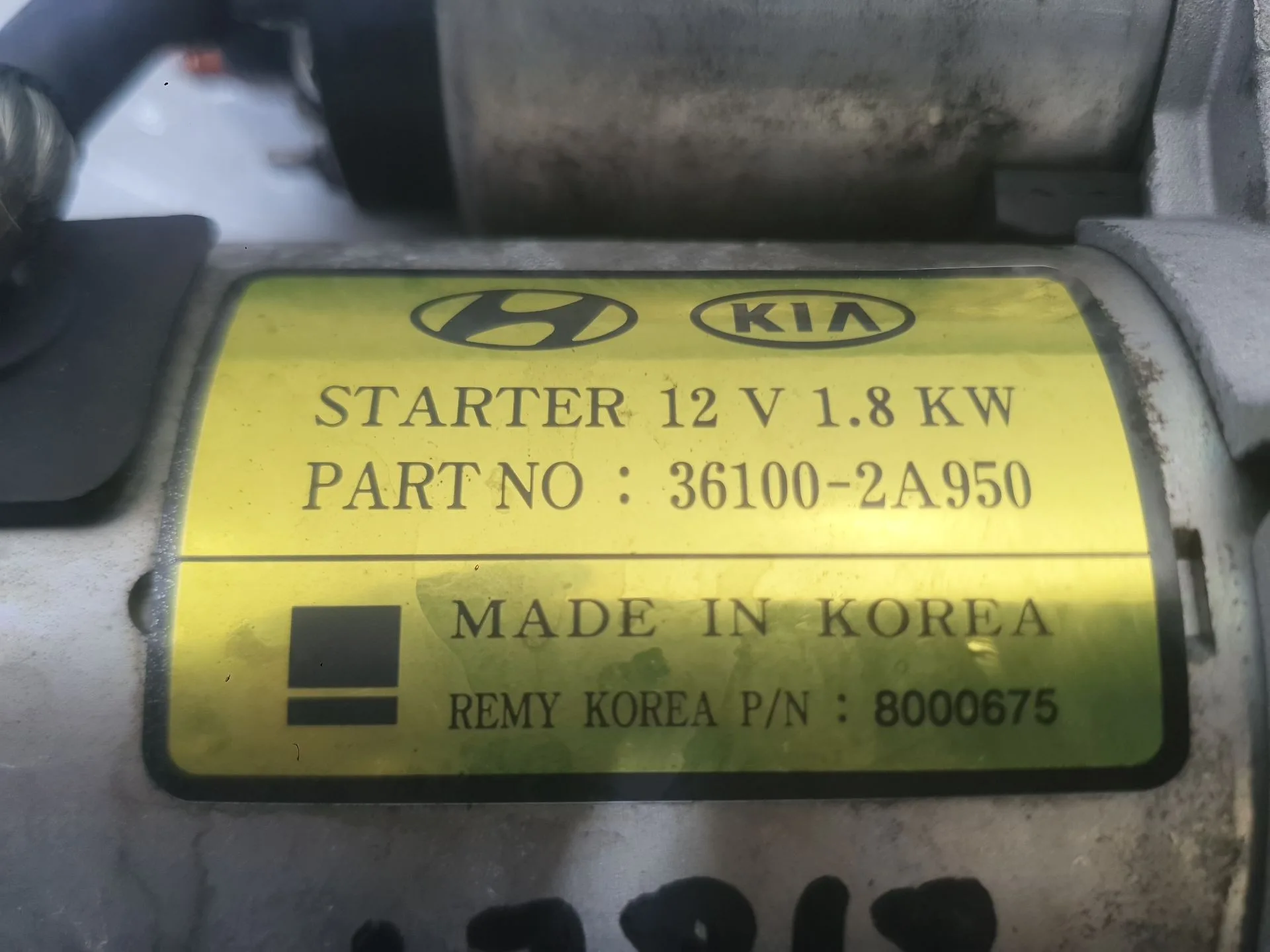 Motor Arranque para Kia Carens Iv