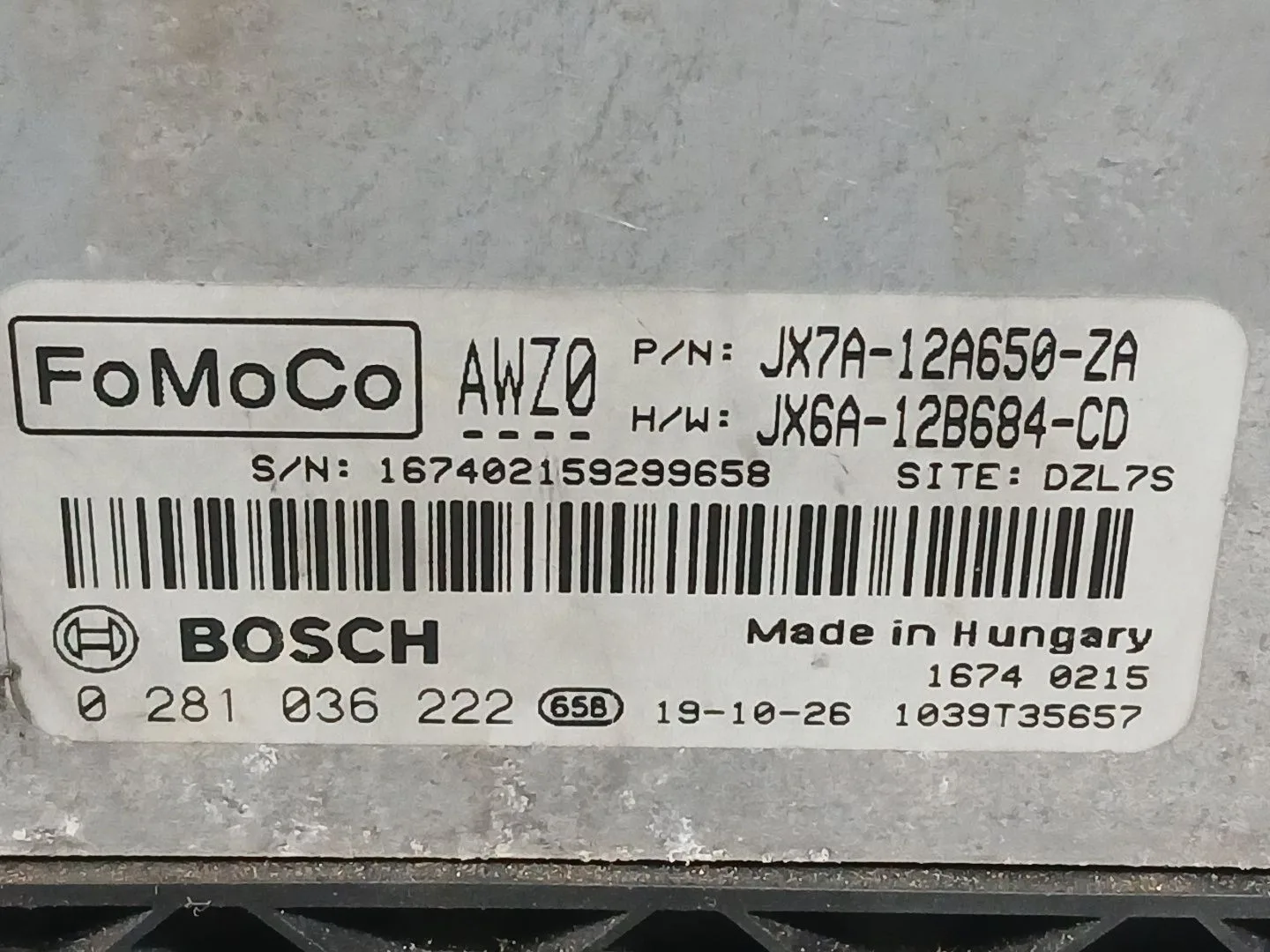 Centralita Motor Uce para Ford Focus Iv (Hn)