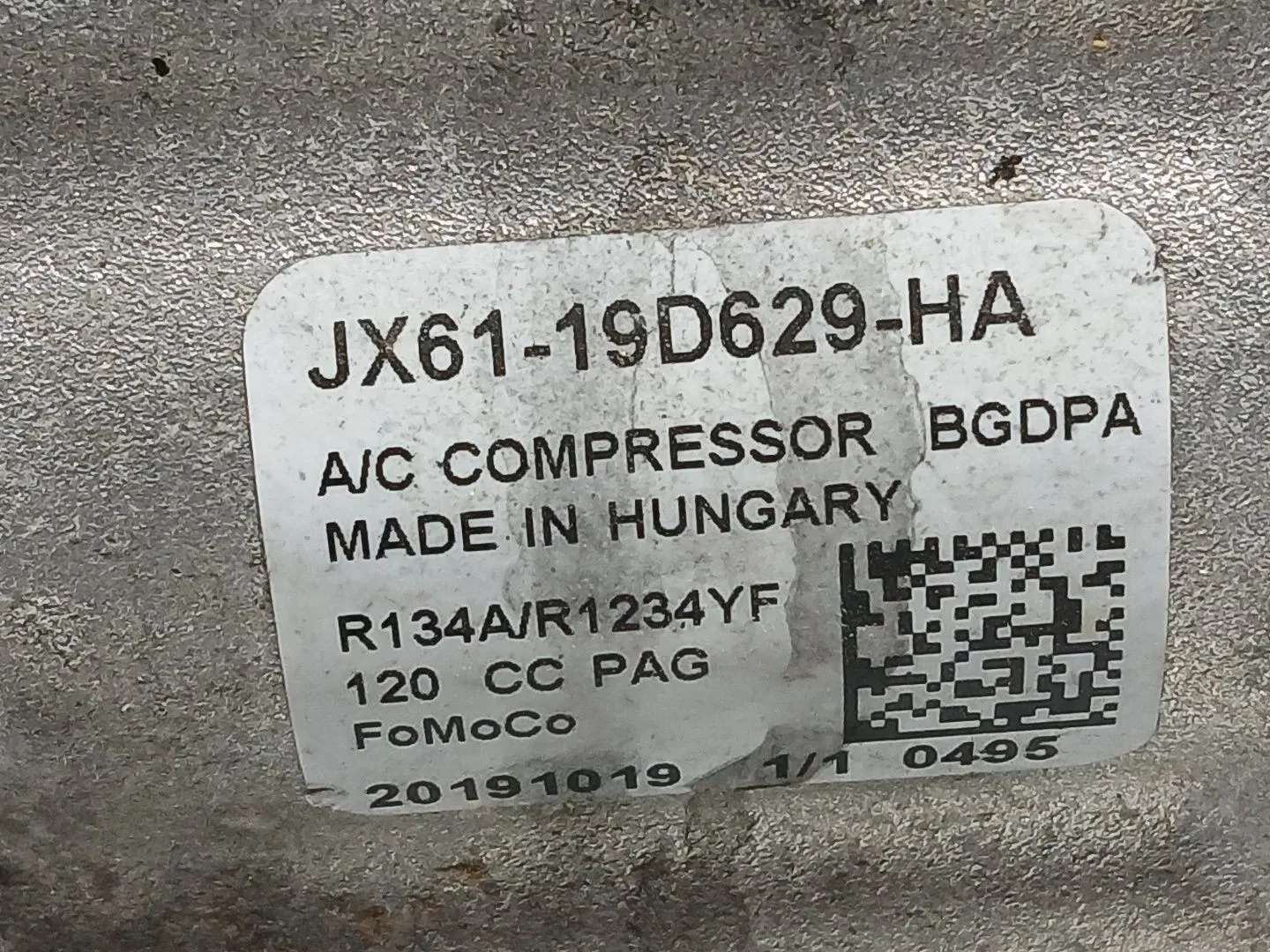 Compresor Aire Acondicionado para Ford Focus Iv (Hn)