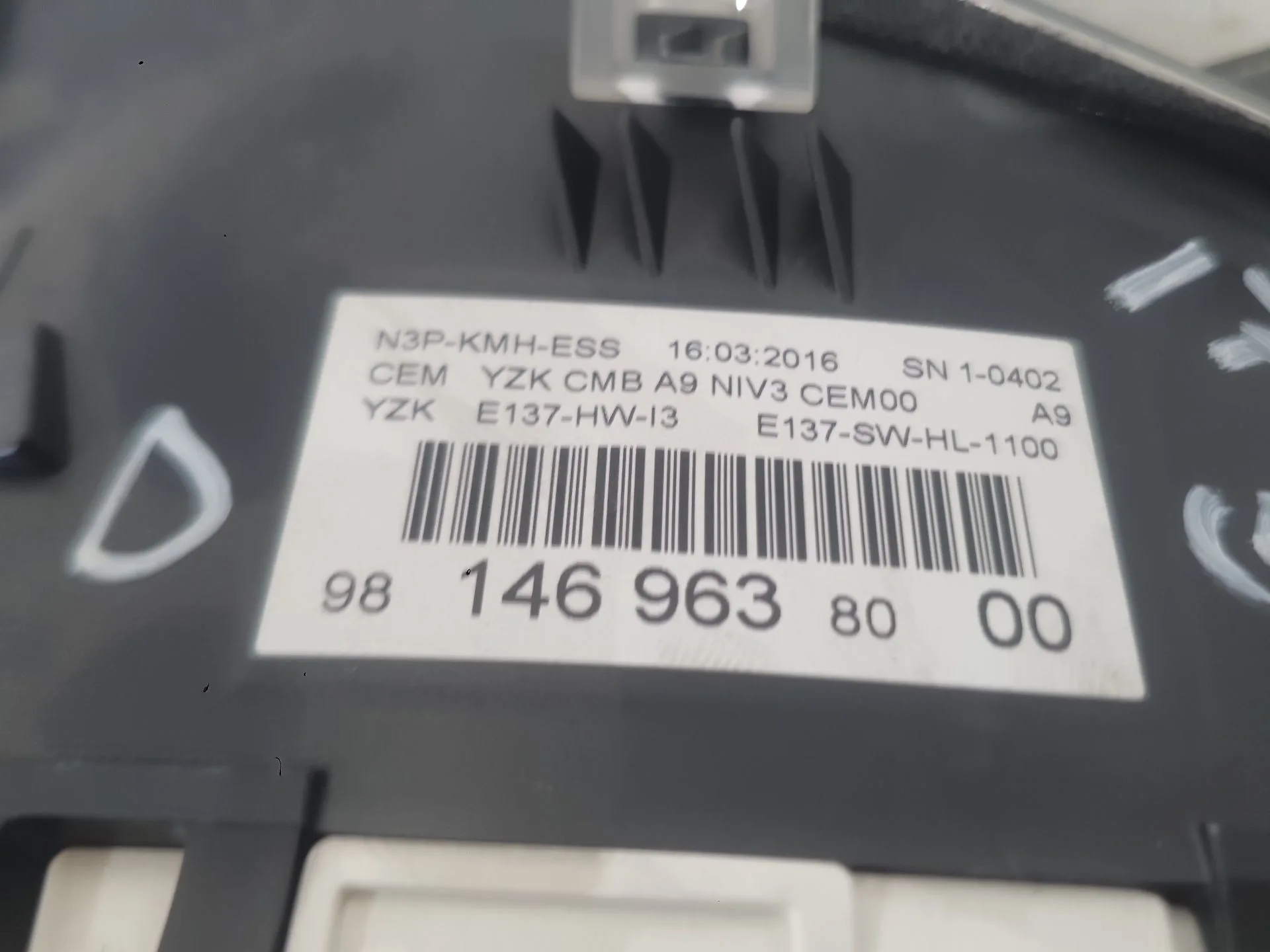 Cuadro Instrumentos para Peugeot 208 I (Ca_, Cc_)