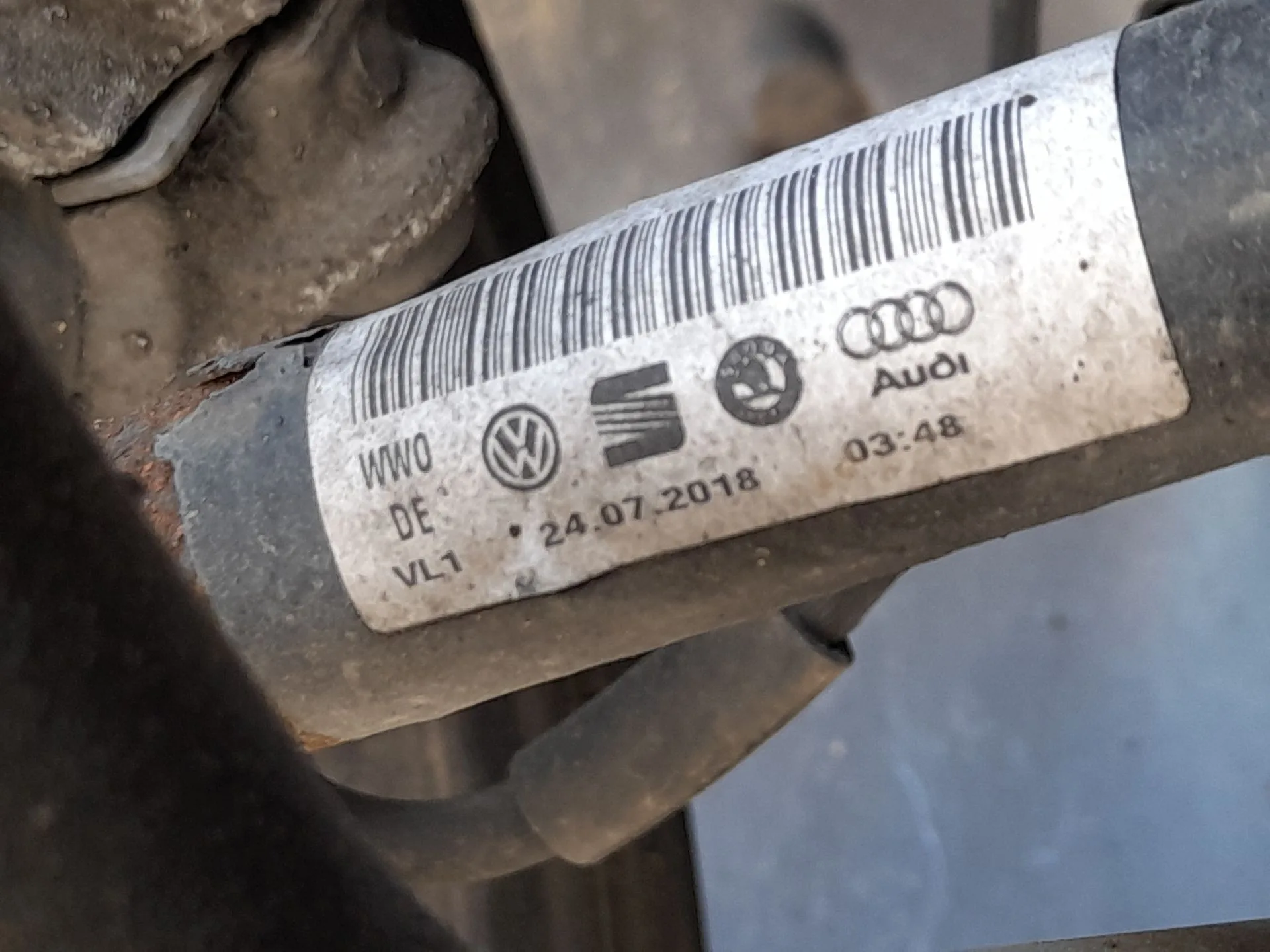 Transmision Delantera Derecha para Seat Leon (5F1)