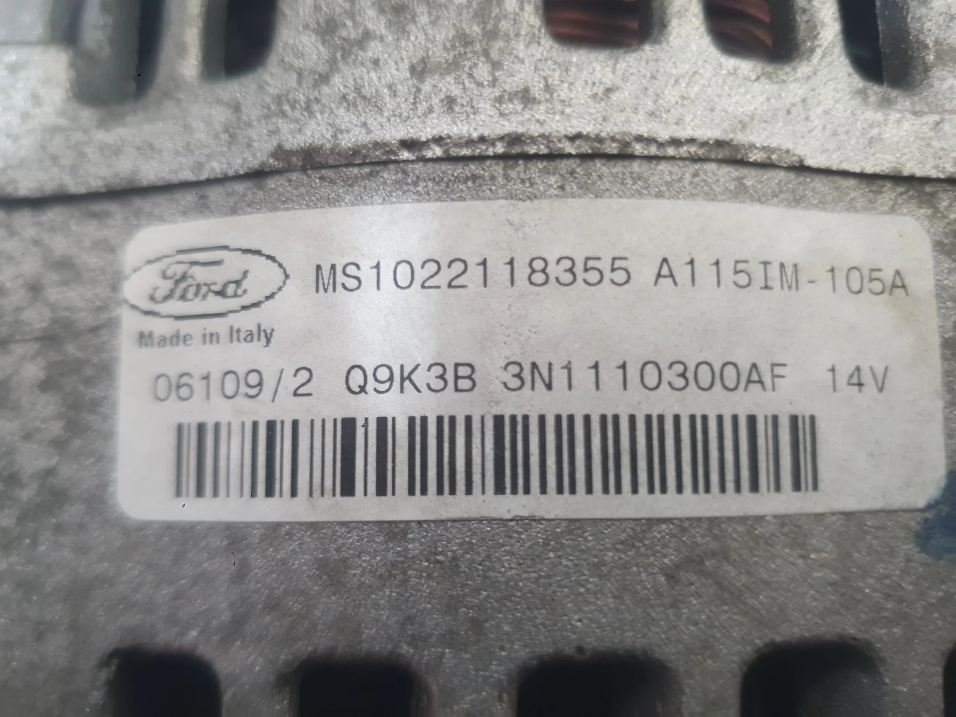 Alternador para Ford Focus Ii (Da_, Hcp, Dp)