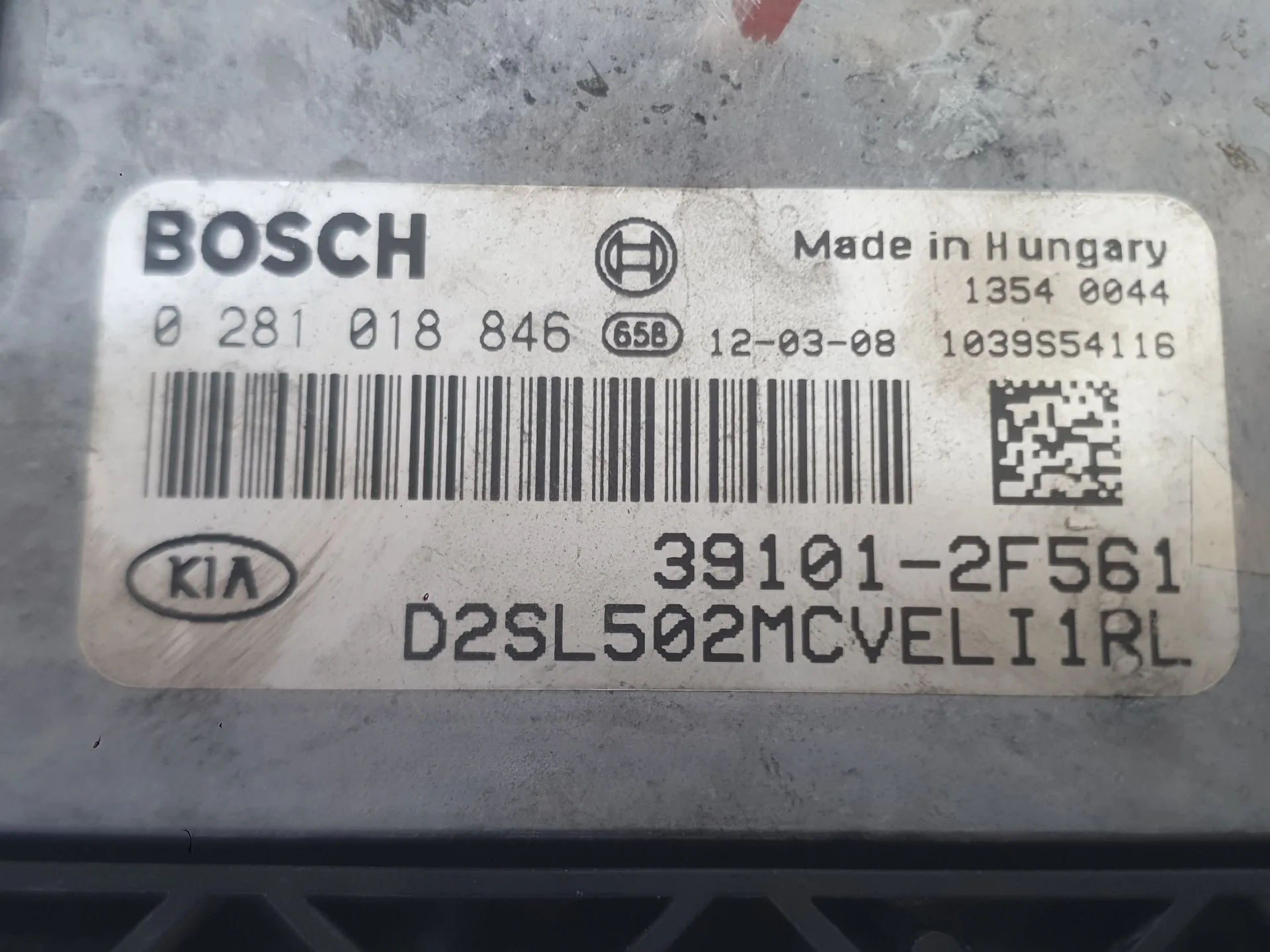 Centralita Motor Uce para Kia Sportage Iii (Sl)