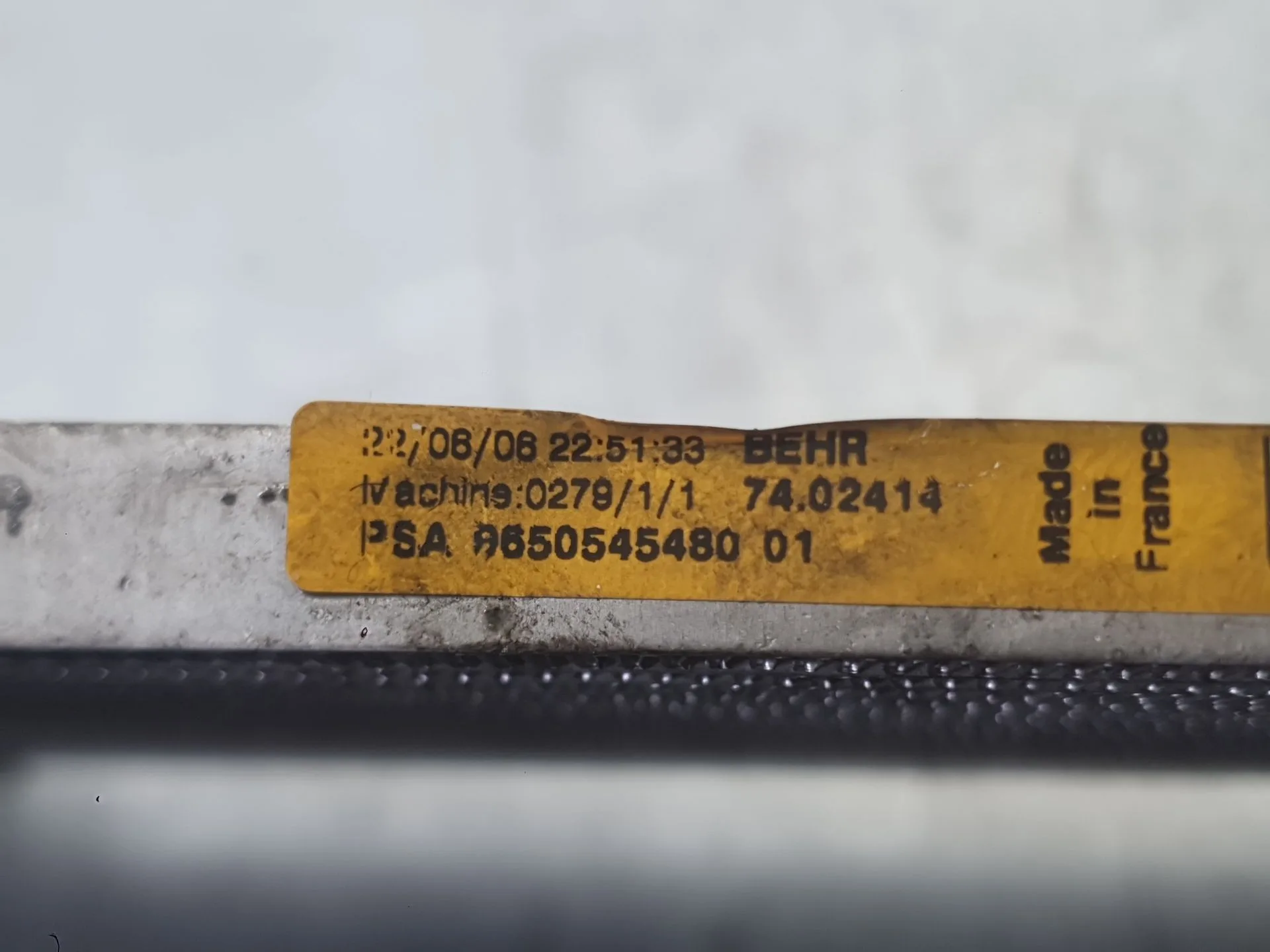Condensador / Radiador Aire Acondicionado para Peugeot 307 Sw (3H)