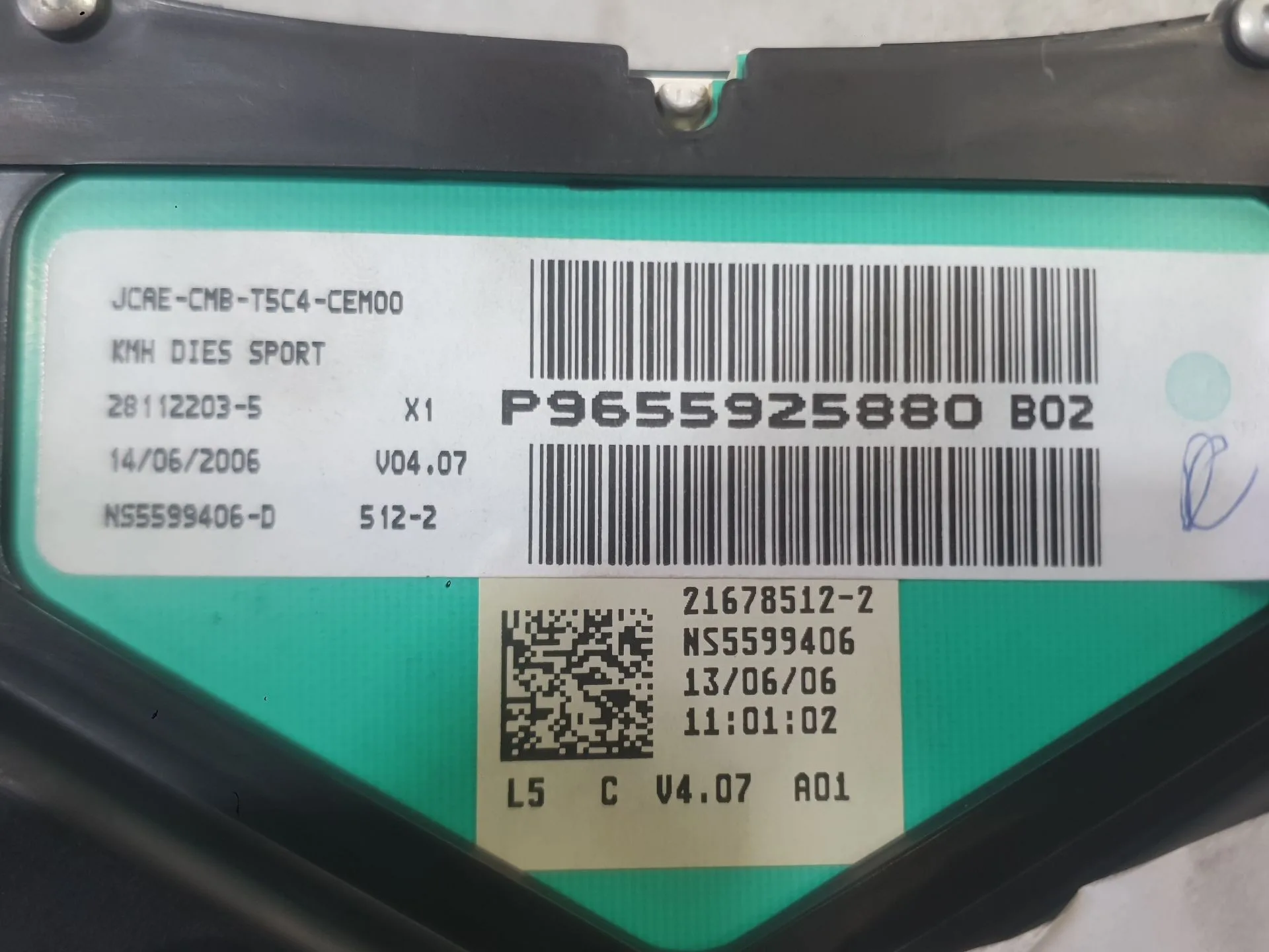 Cuadro Instrumentos para Peugeot 307 Sw (3H)