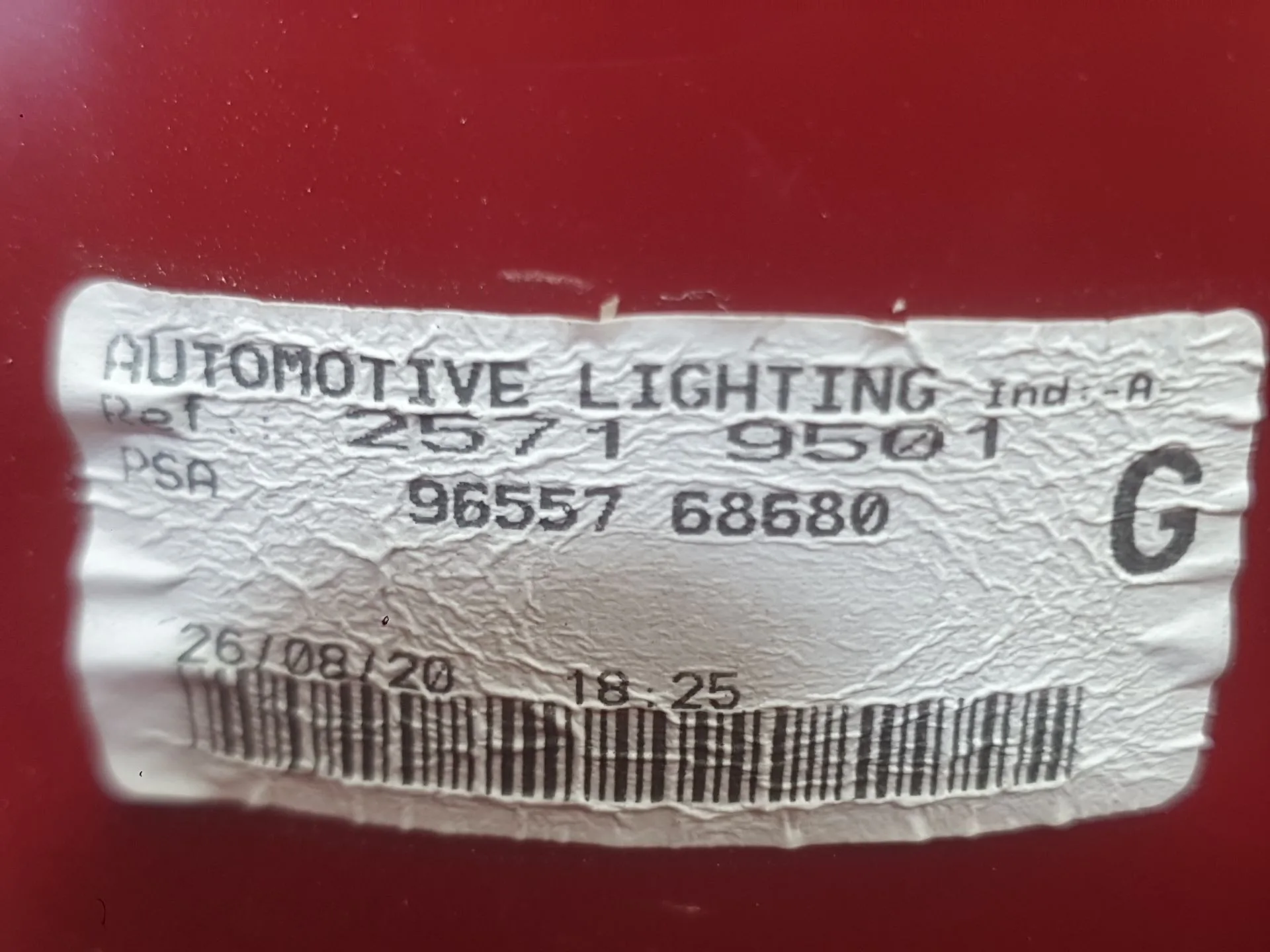 Piloto Trasero Izquierdo para Peugeot 307 Sw (3H)