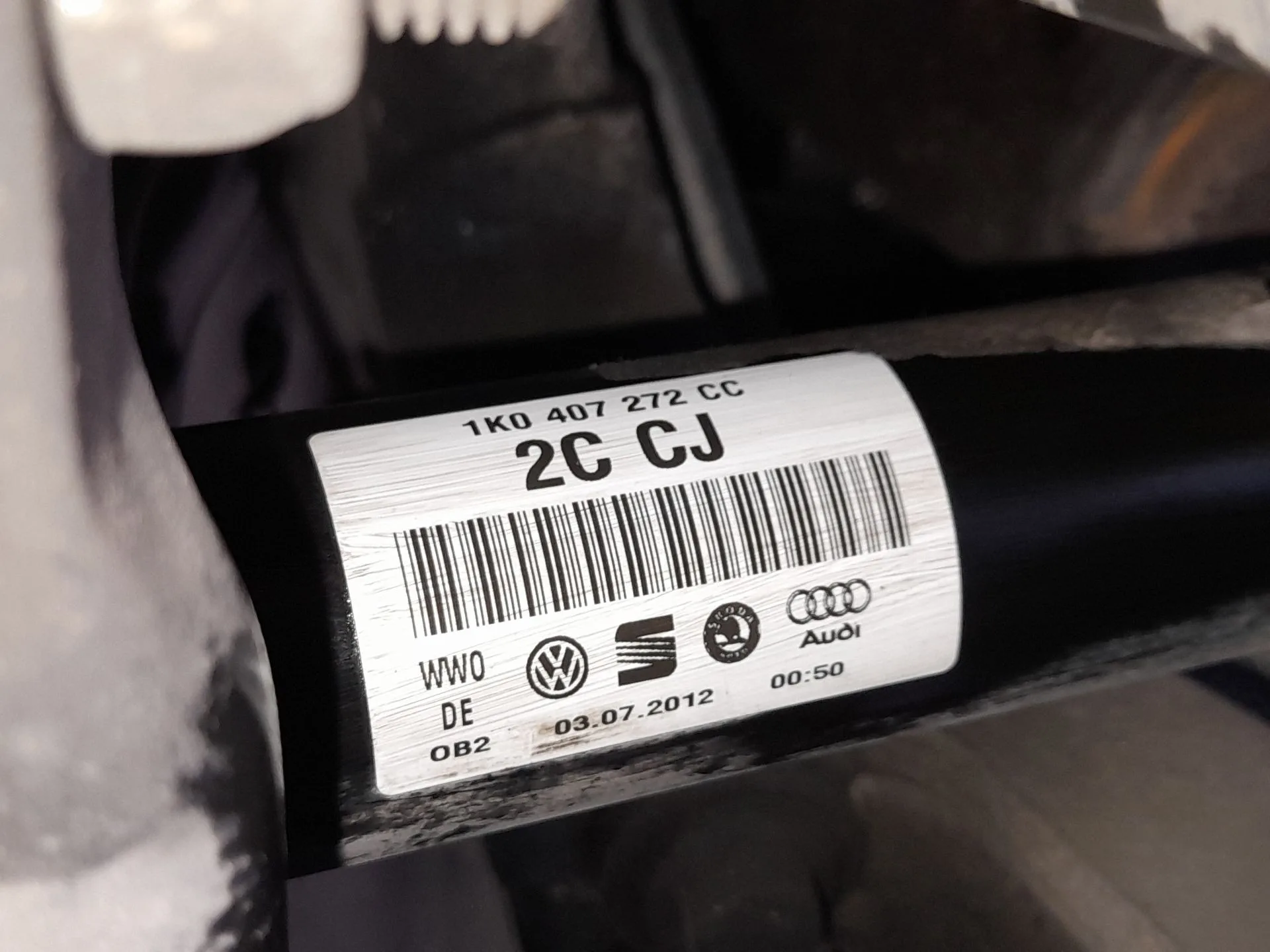 Transmision Delantera Derecha para Seat Leon (1P1)