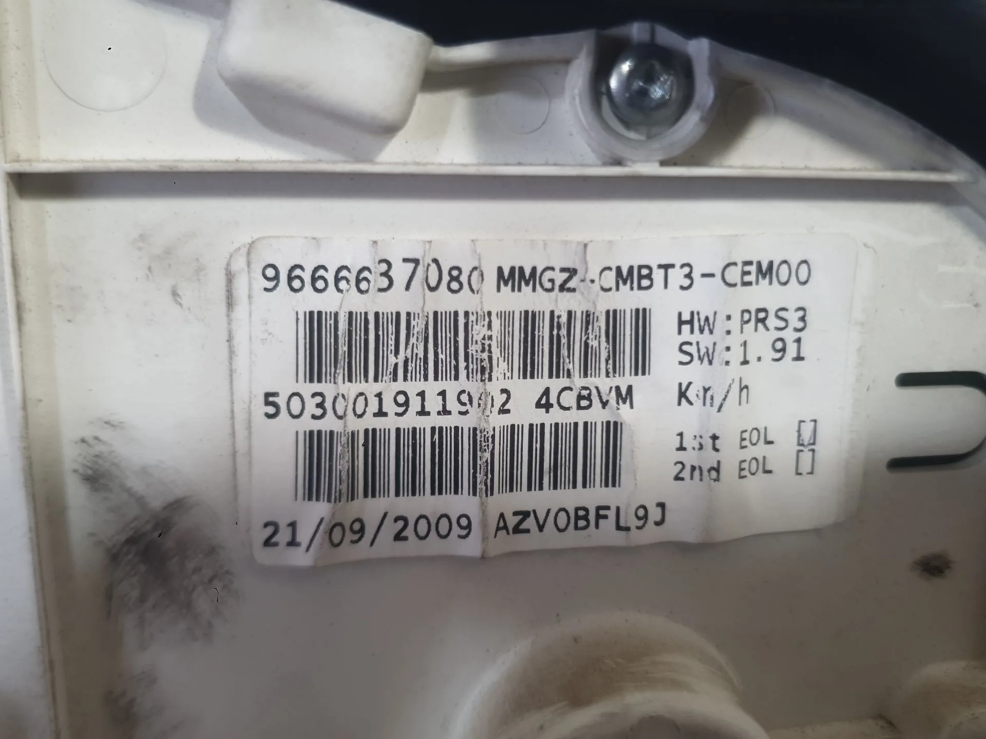 Cuadro Instrumentos para Peugeot 206 Hatchback (2A/C)