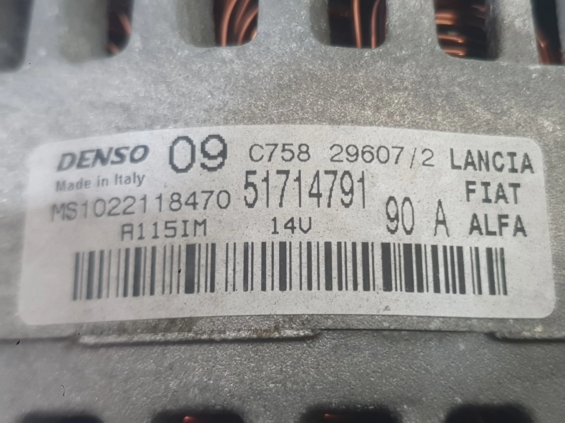 Alternador para Fiat 500 (312_)