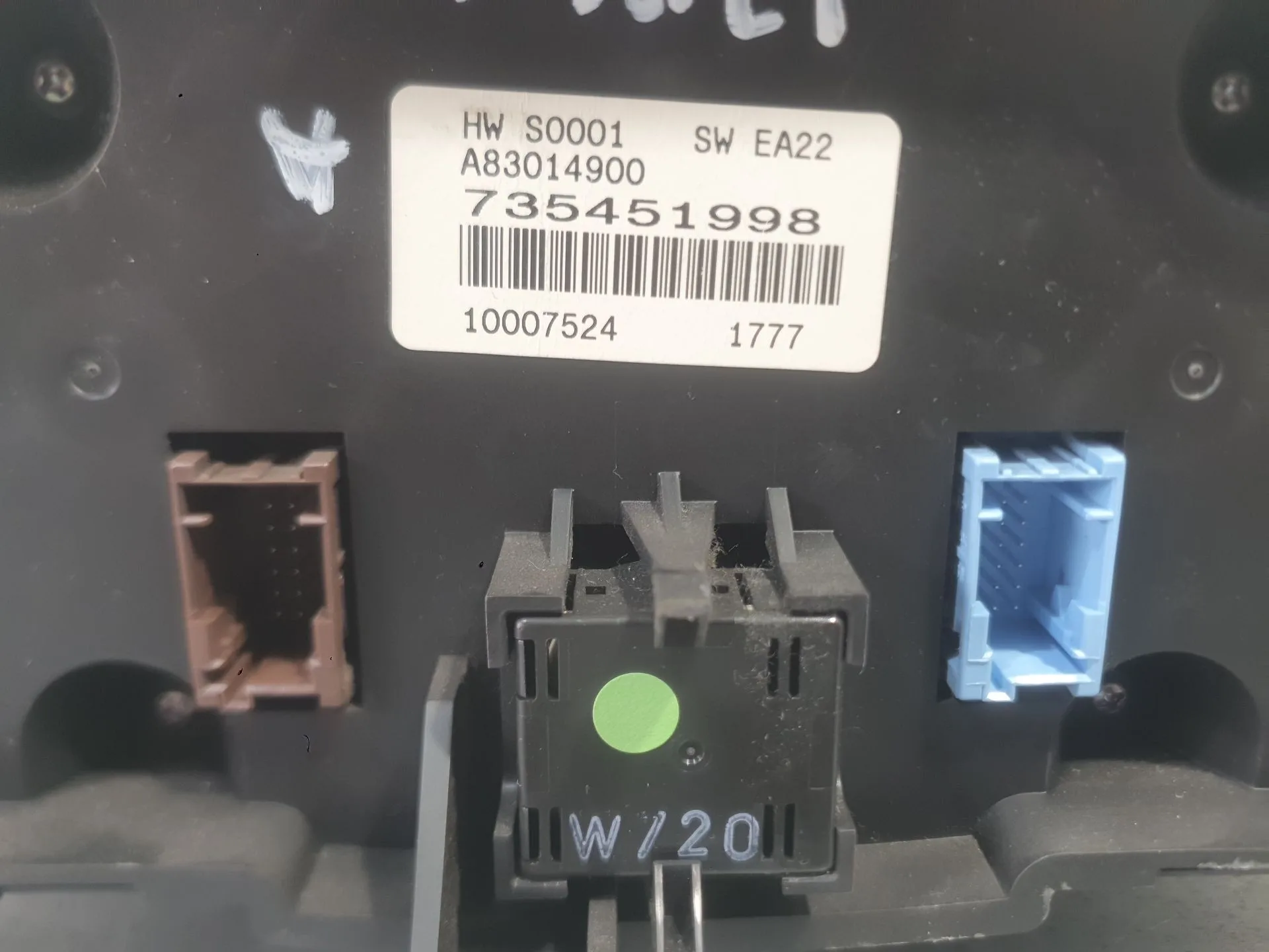 Mando Climatizador para Fiat 500 (312_)