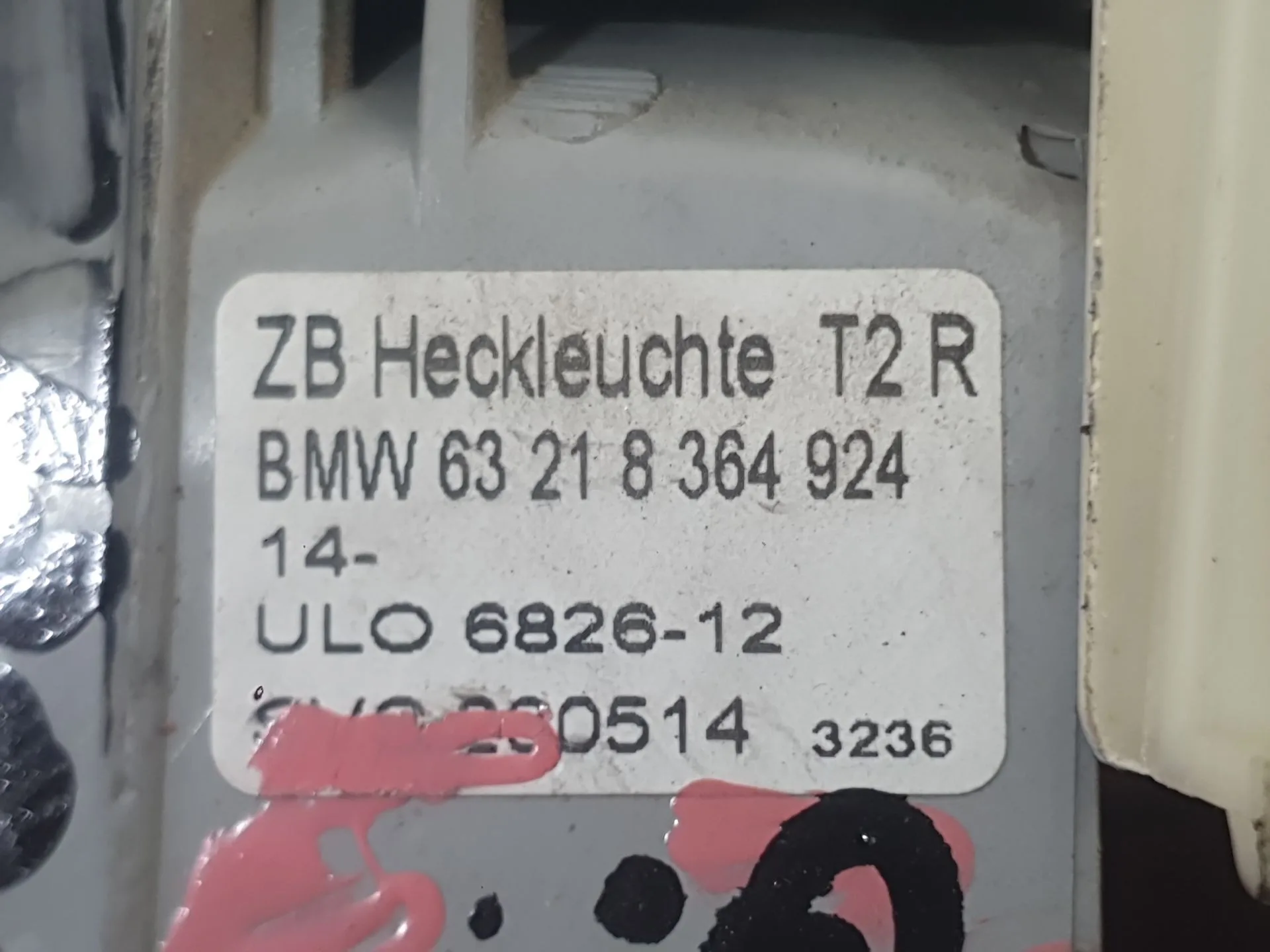 Piloto Trasero Derecho Interior para Bmw 3 (E46)