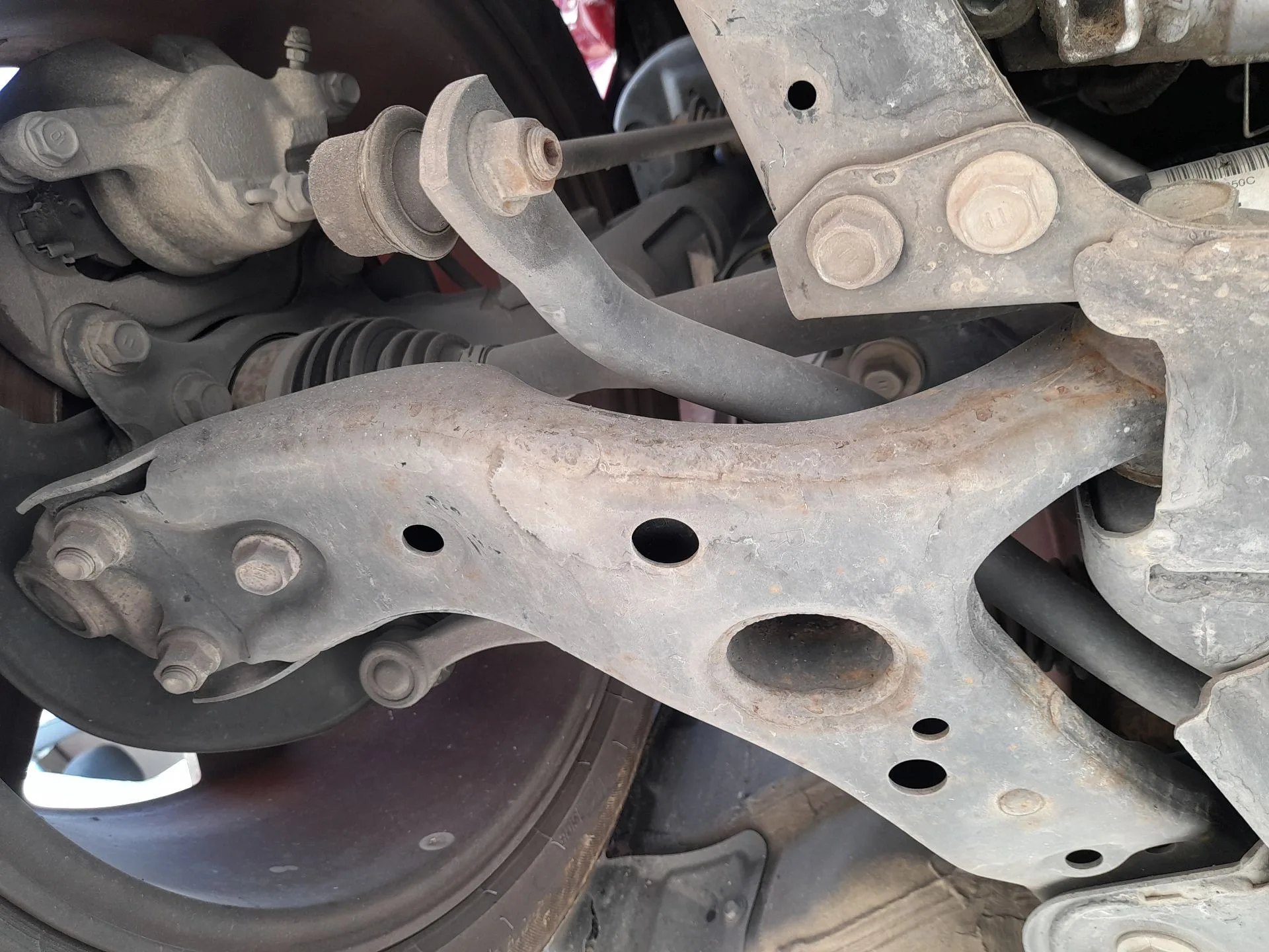 Brazo Suspension Inferior Delantero Derecho para Toyota Auris (-E18) 1.8 Hybrid (Zwee186)