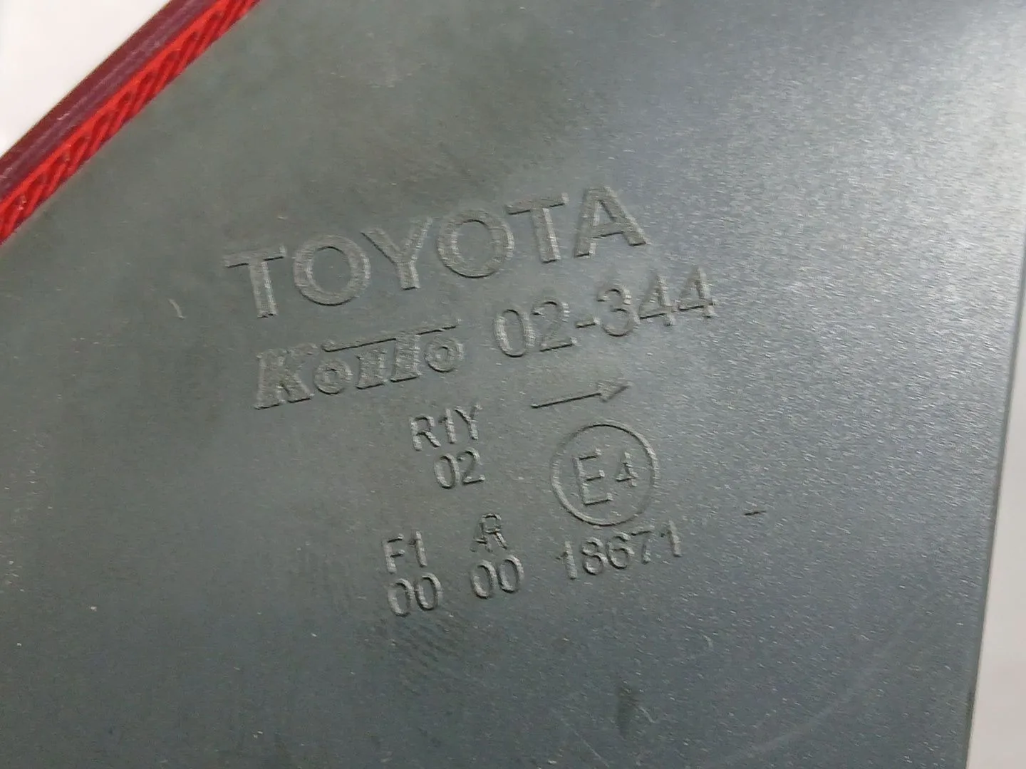 Piloto Trasero Derecho Interior para Toyota Auris (-E18) 1.8 Hybrid (Zwee186)