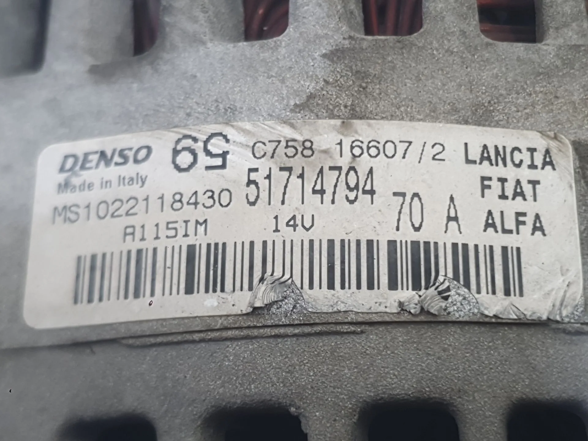 Alternador para Fiat Grande Punto (199_)