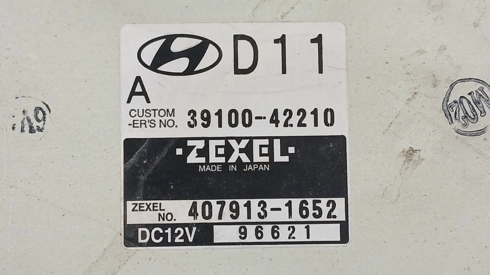 Centralita Motor Uce para Hyundai H-1 / Starex Autobus (A1)