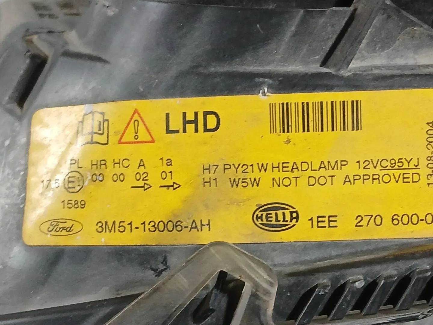 Faro Izquierdo para Ford Focus C-Max (Dm2)
