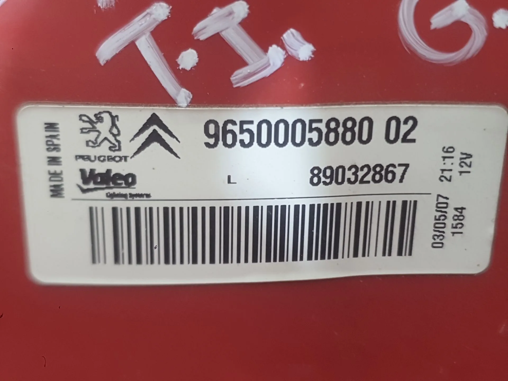 Piloto Trasero Izquierdo para Citroën Xsara Picasso (N68)