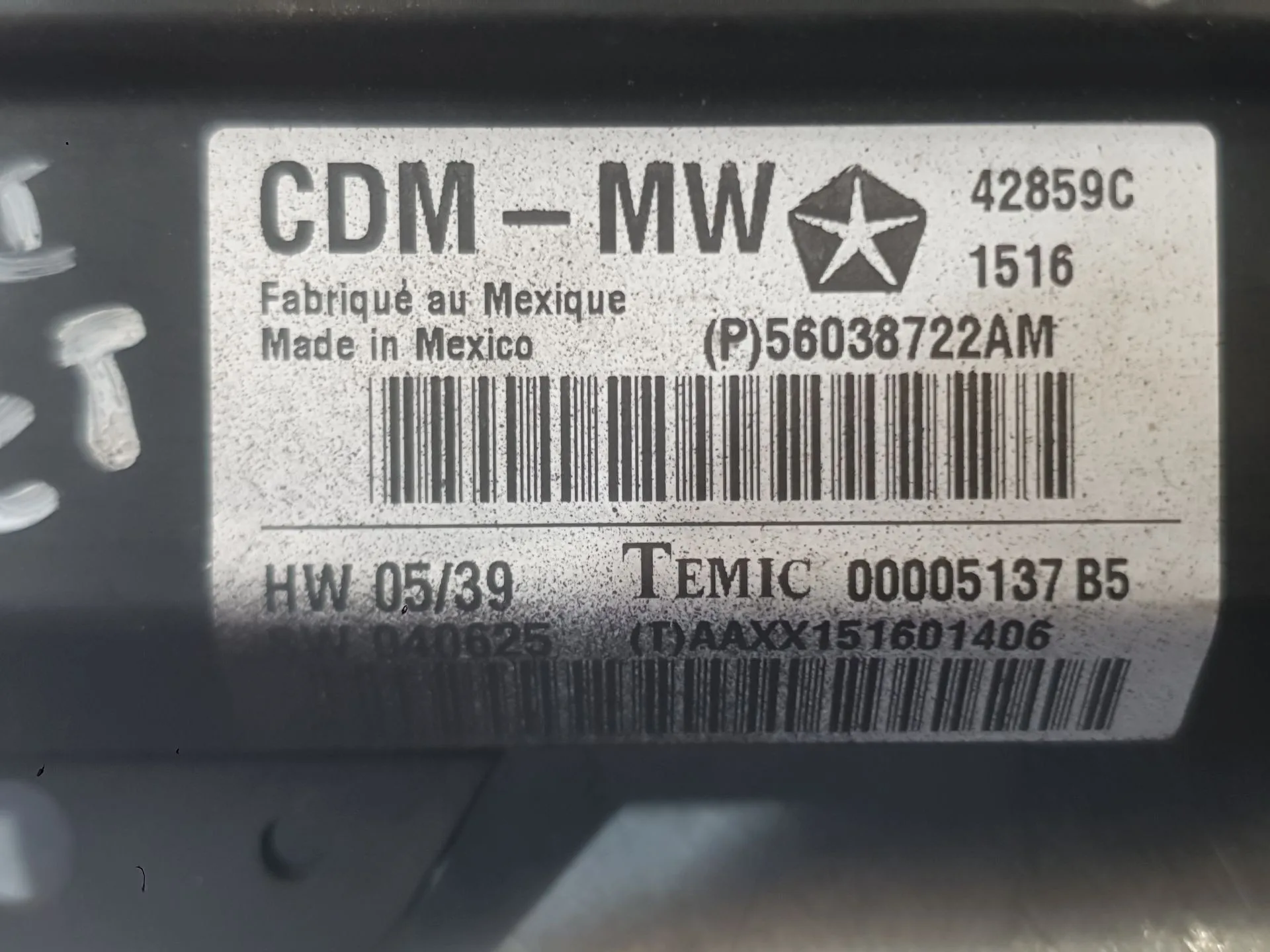 Modulo Electronico para Chrysler 300C (Lx, Le)