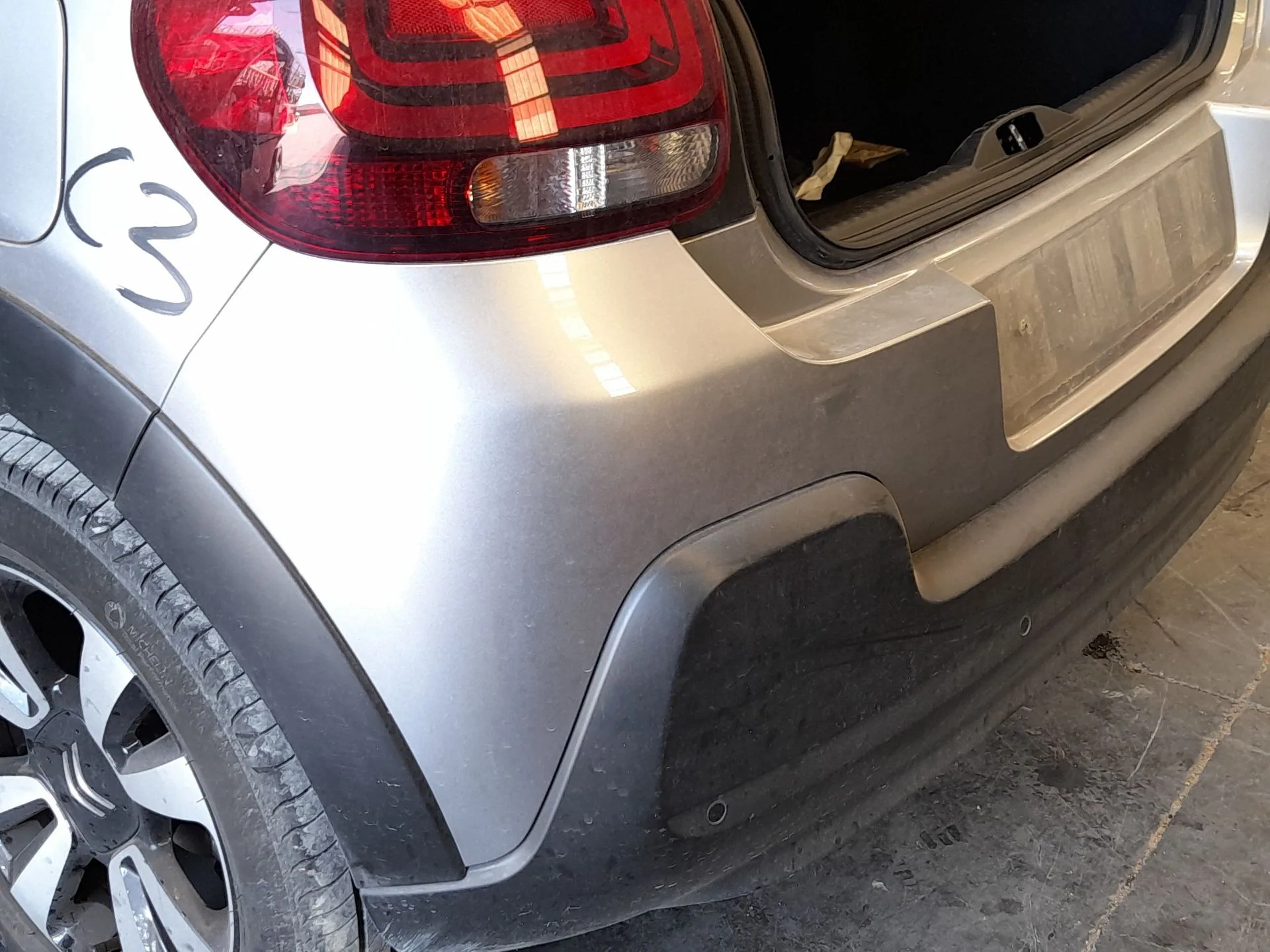 Paragolpes Trasero para Citroën C3 Iii (Sx)