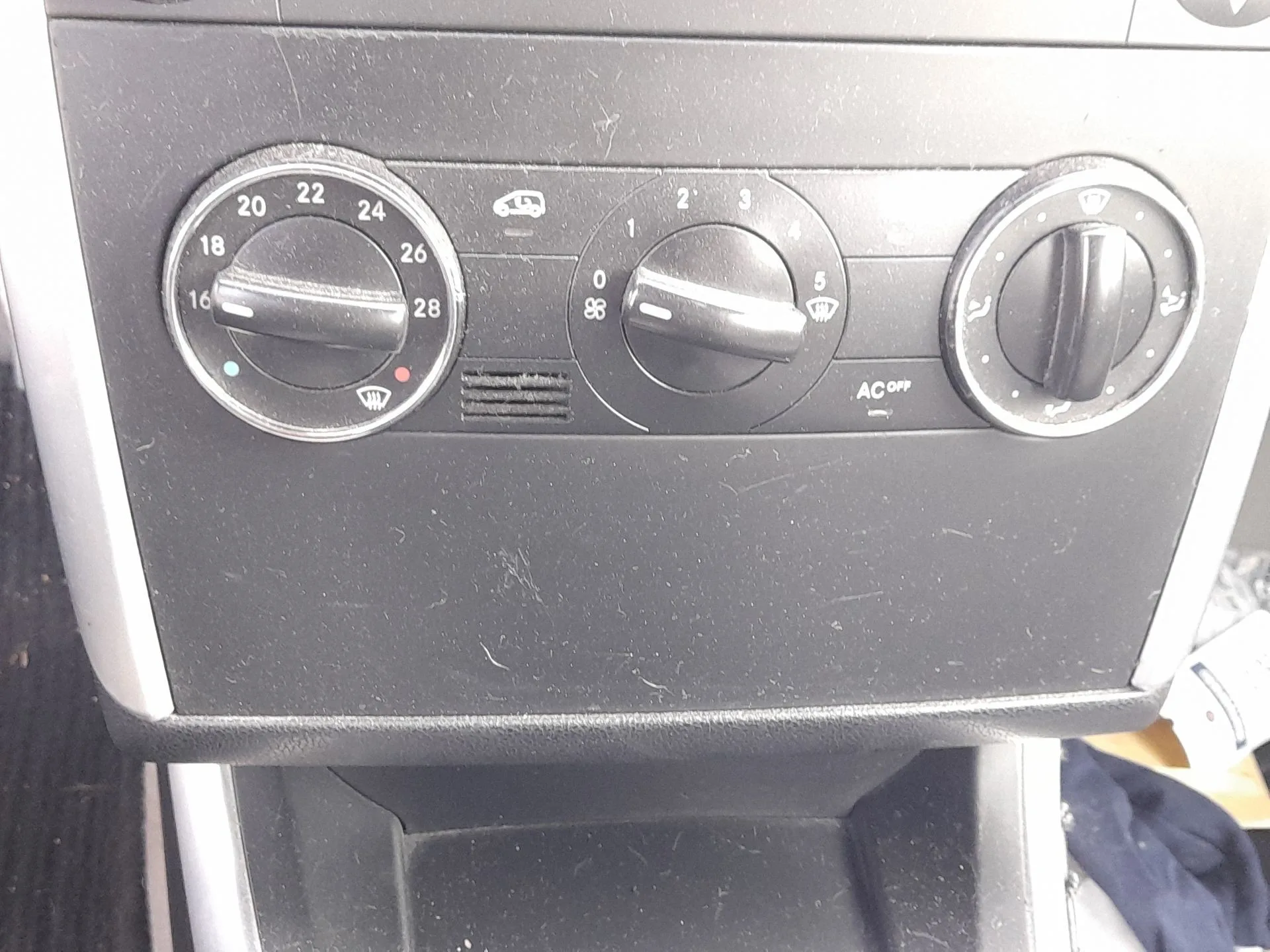 Mando Calefaccion / Aire Acondicionado para Mercedes-Benz Clase B Sports Tourer (W245)
