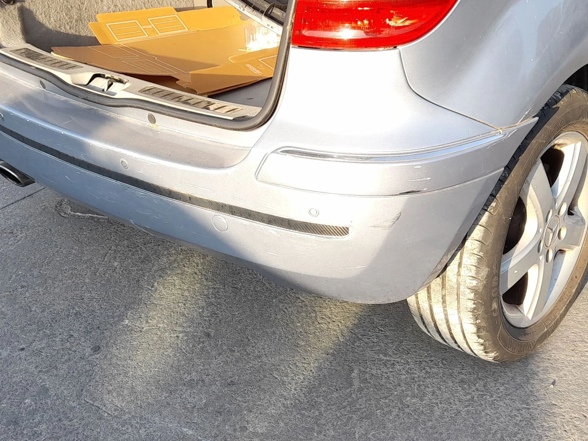 Paragolpes Trasero para Mercedes-Benz Clase B Sports Tourer (W245)