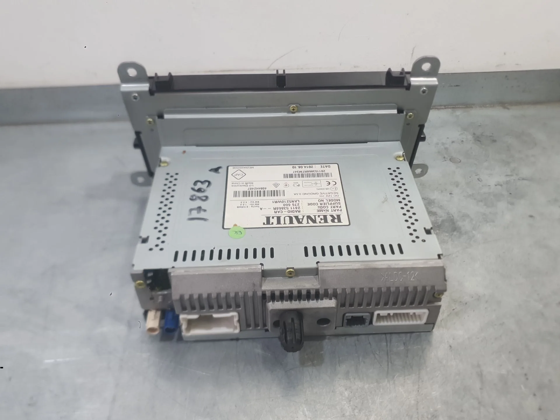 Sistema Navegacion Gps para Renault Clio Iv (Bh_)