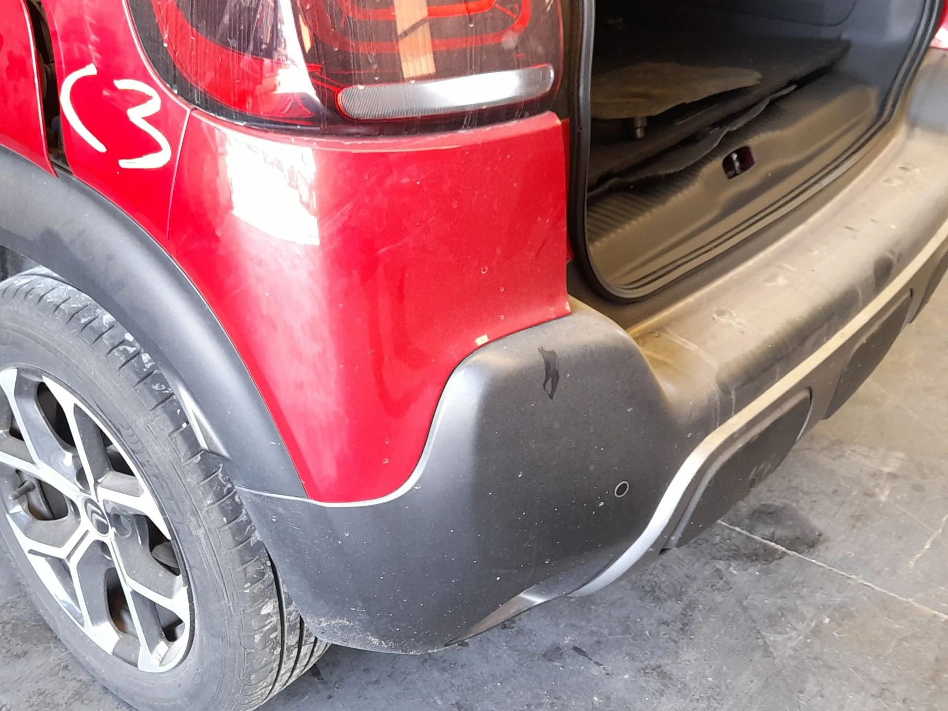Paragolpes Trasero para Citroën C3 Aircross I (2R_, 2C_)