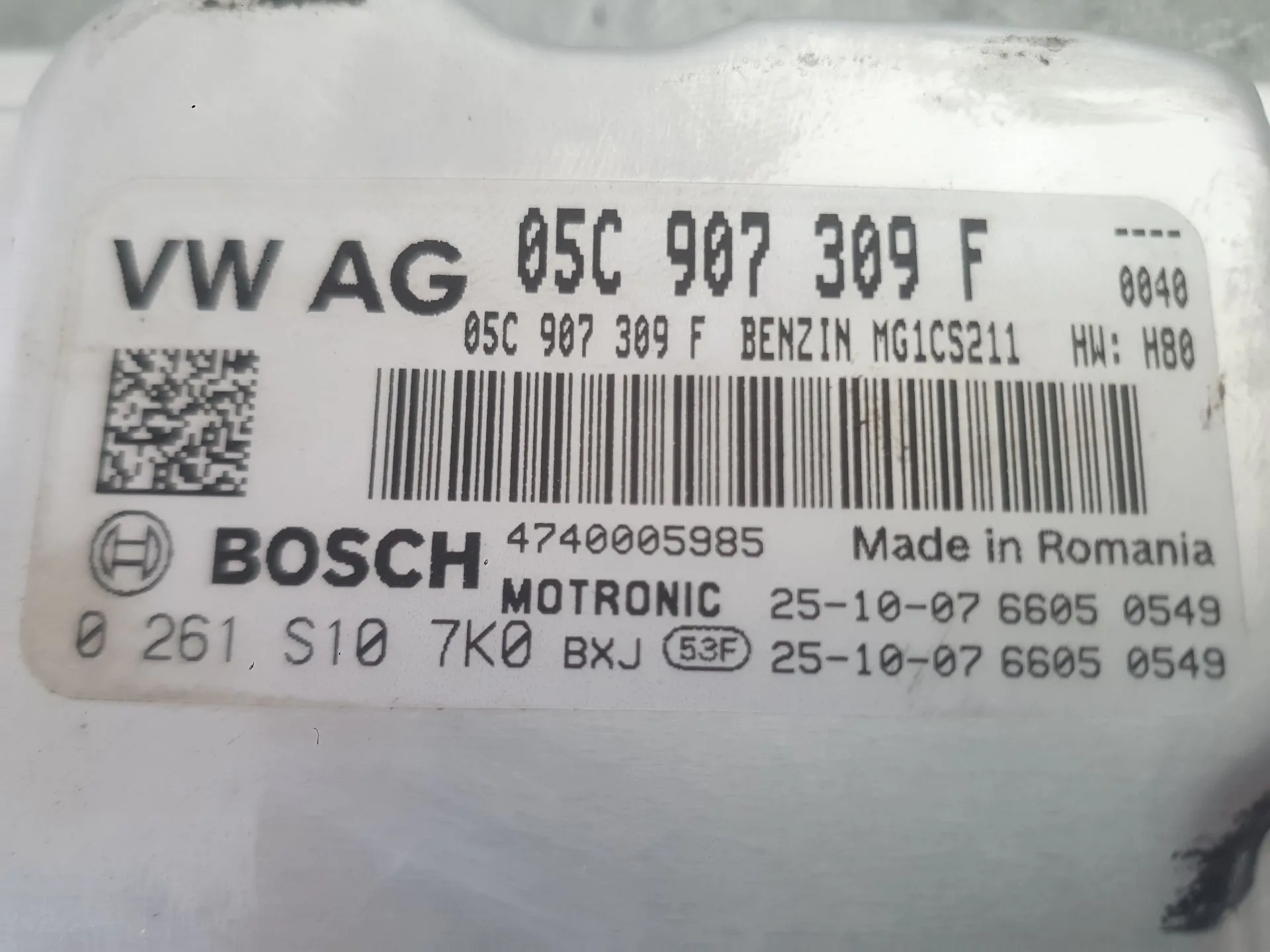 Centralita Motor Uce para Skoda Fabia Iv (Pj3)