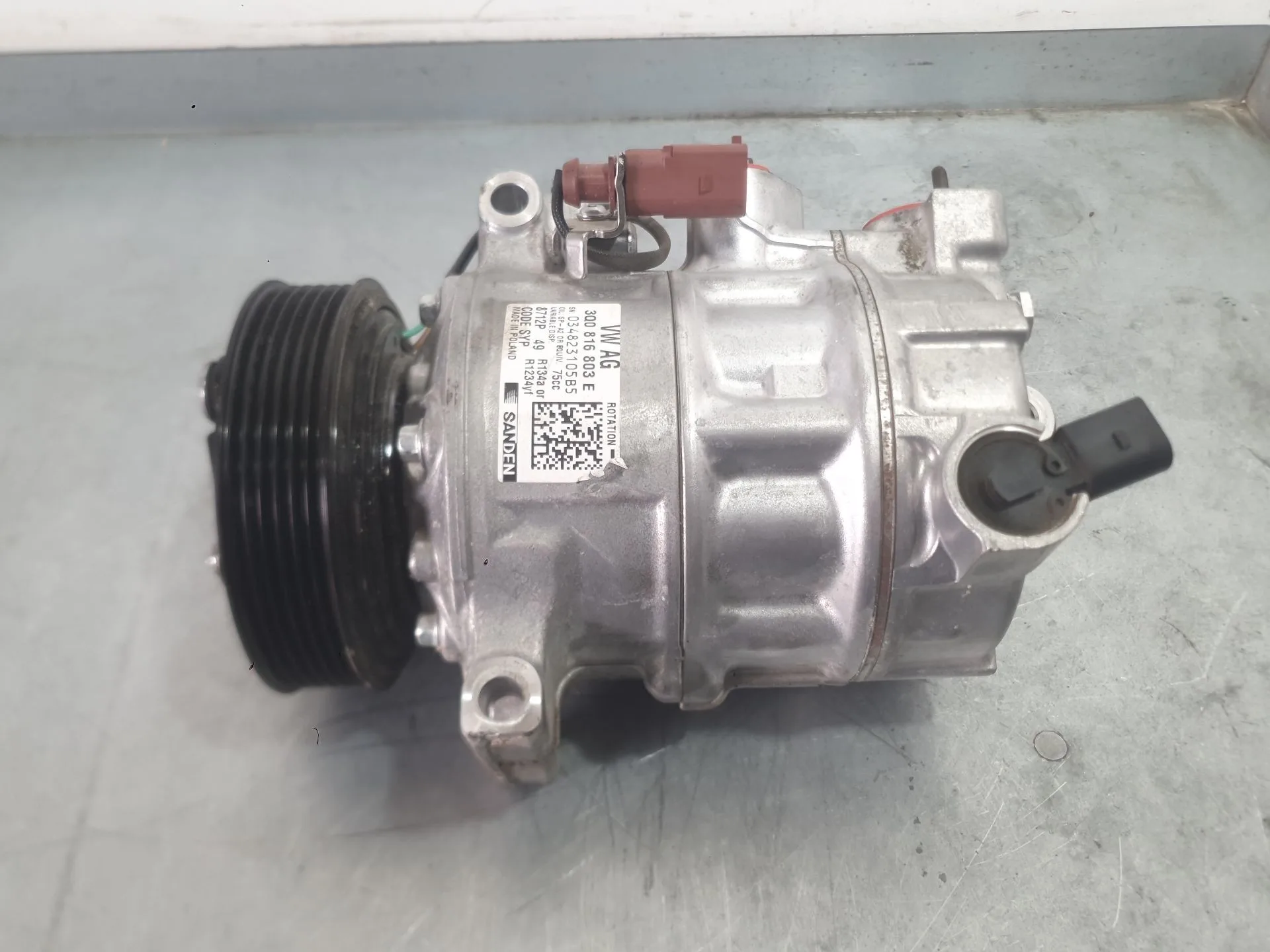 Compresor Aire Acondicionado para Skoda Fabia Iv (Pj3)