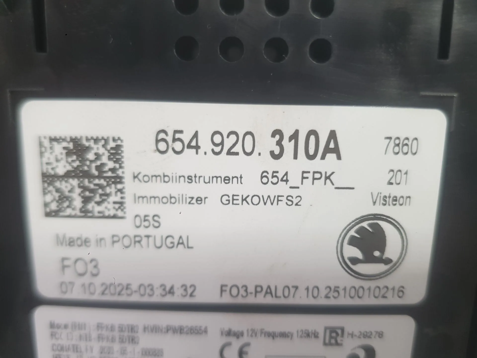 Cuadro Instrumentos para Skoda Fabia Iv (Pj3)